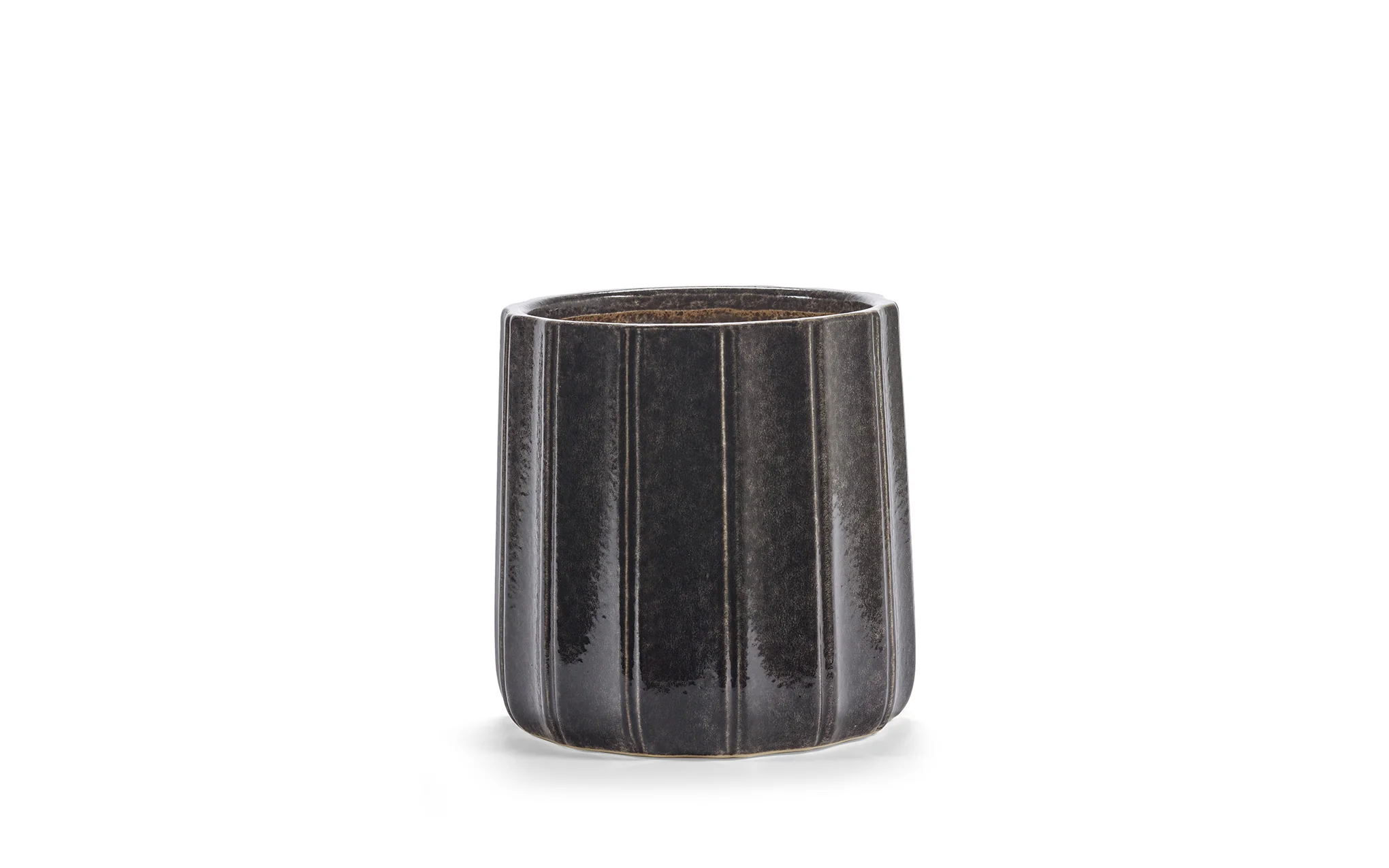 Flower pot - brown - Image 4