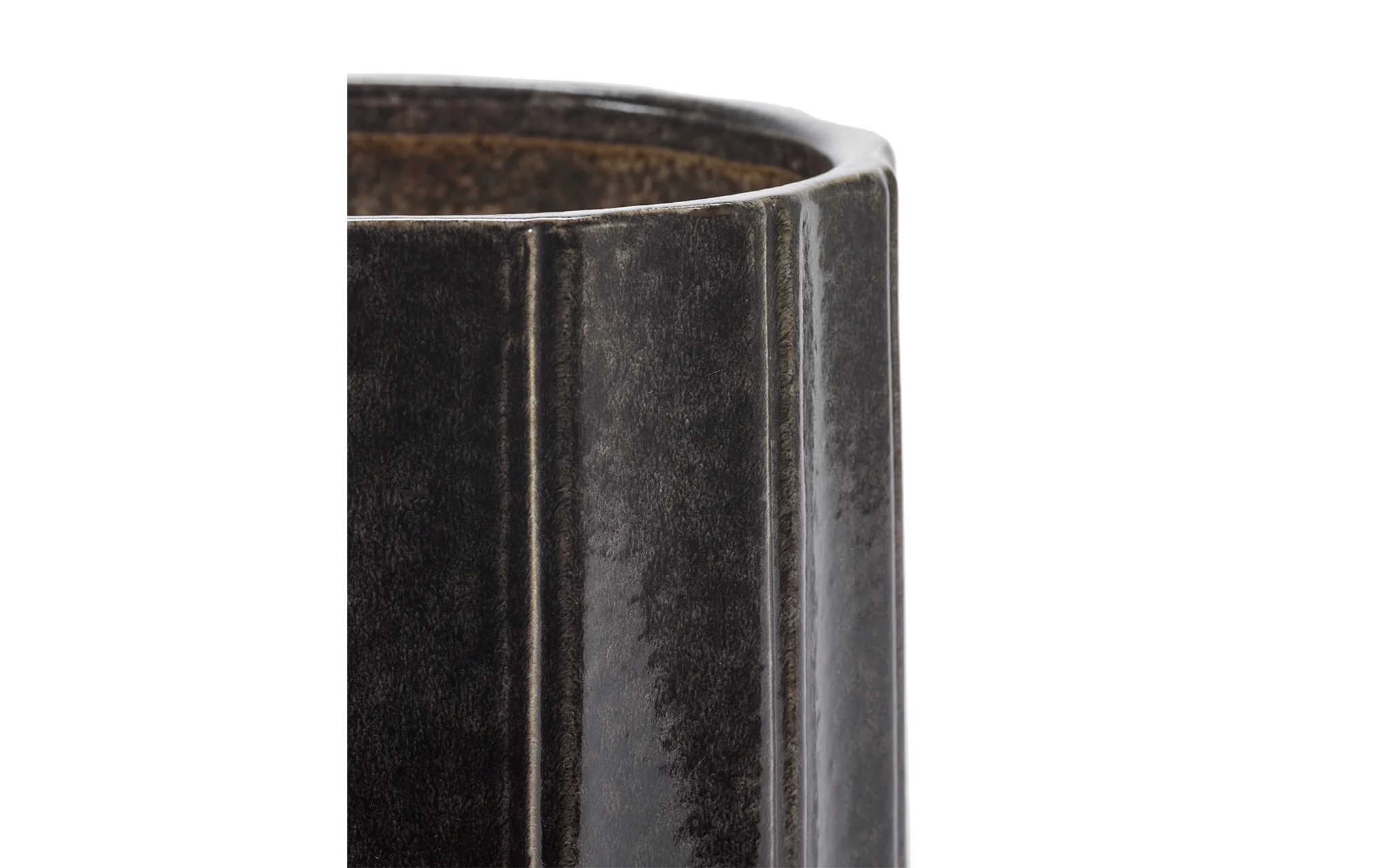 Flower pot - brown - Image 5