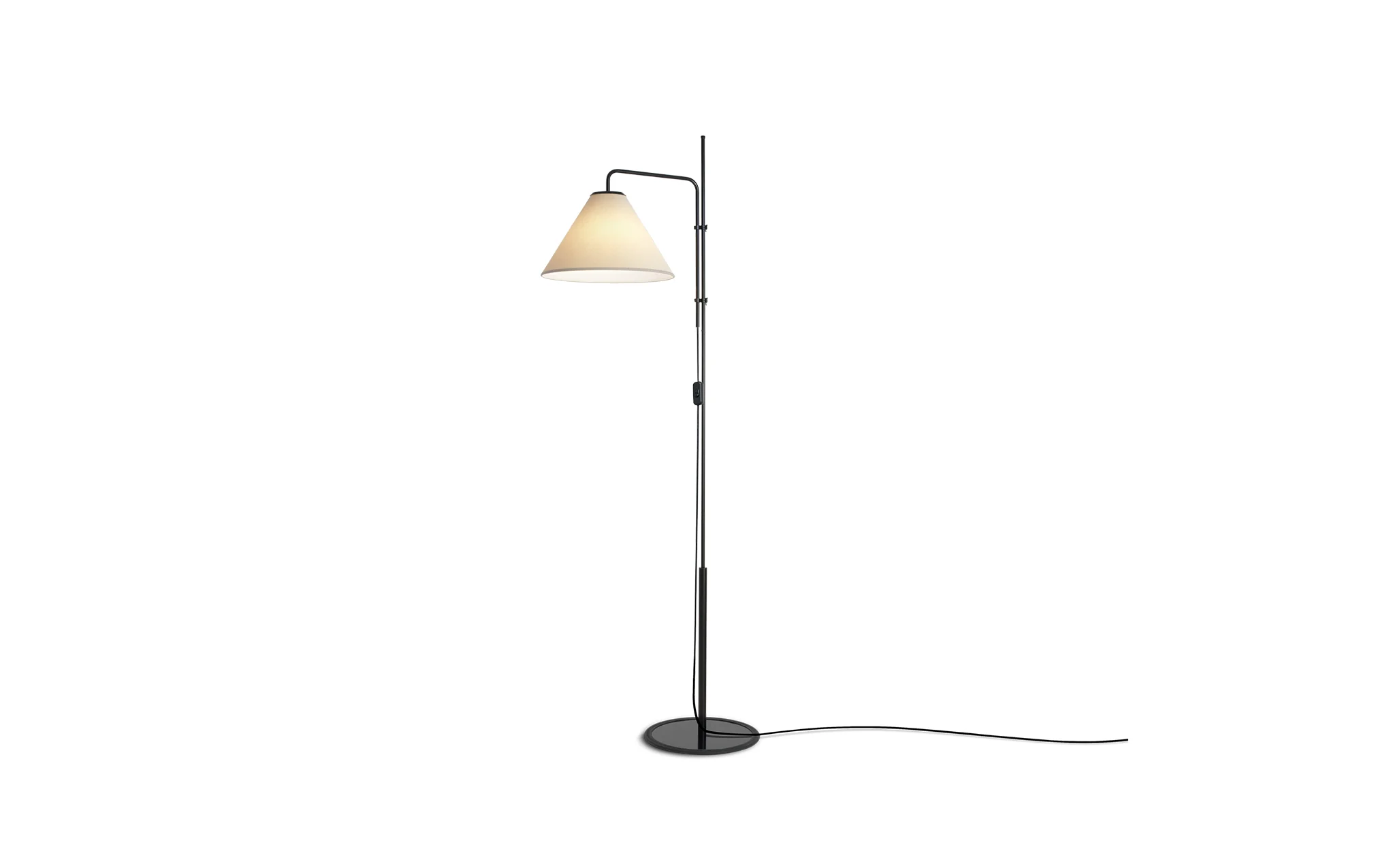 FuniculĂ floor lamp - fabric shade