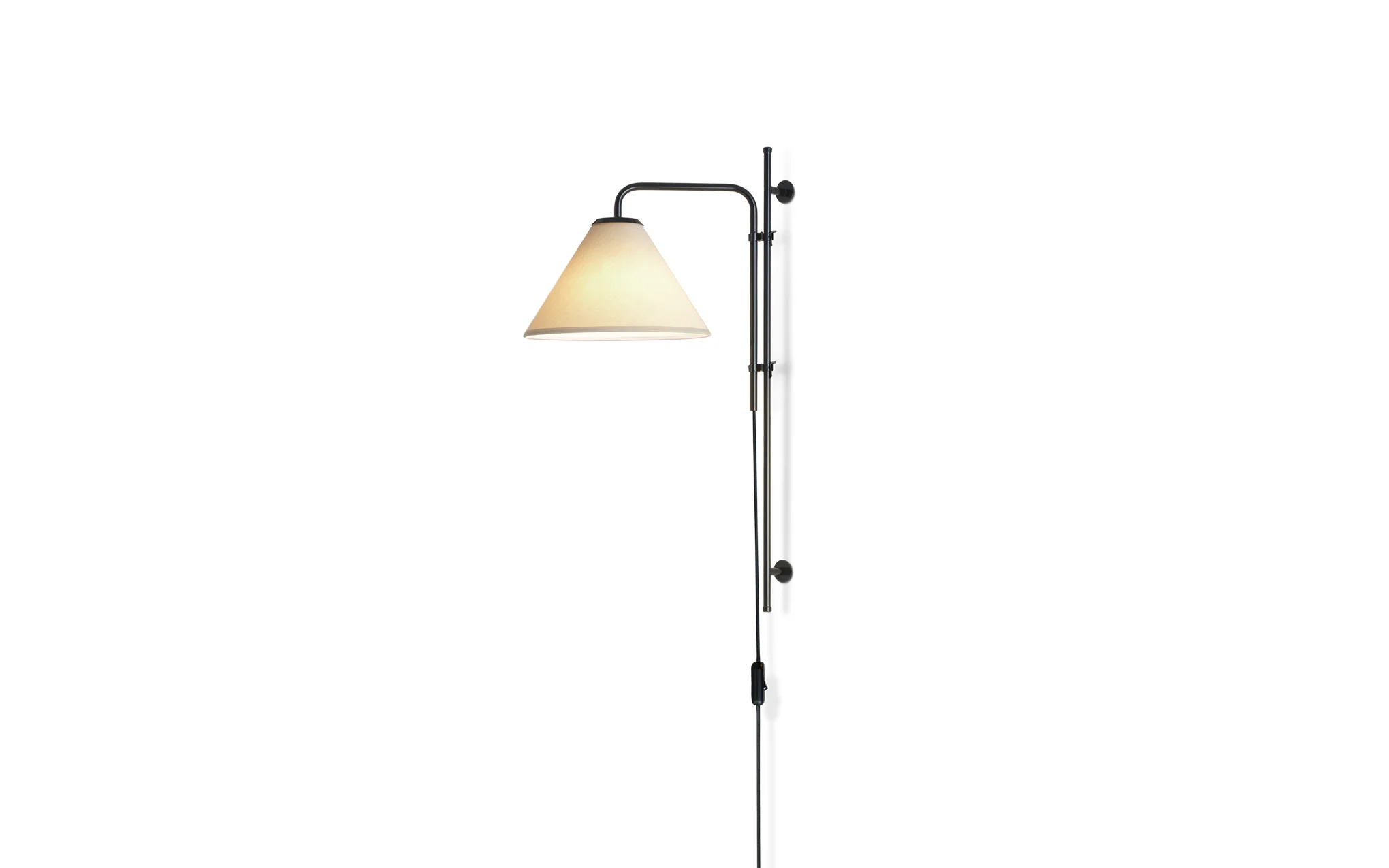 FuniculĂ wall lamp - fabric shade