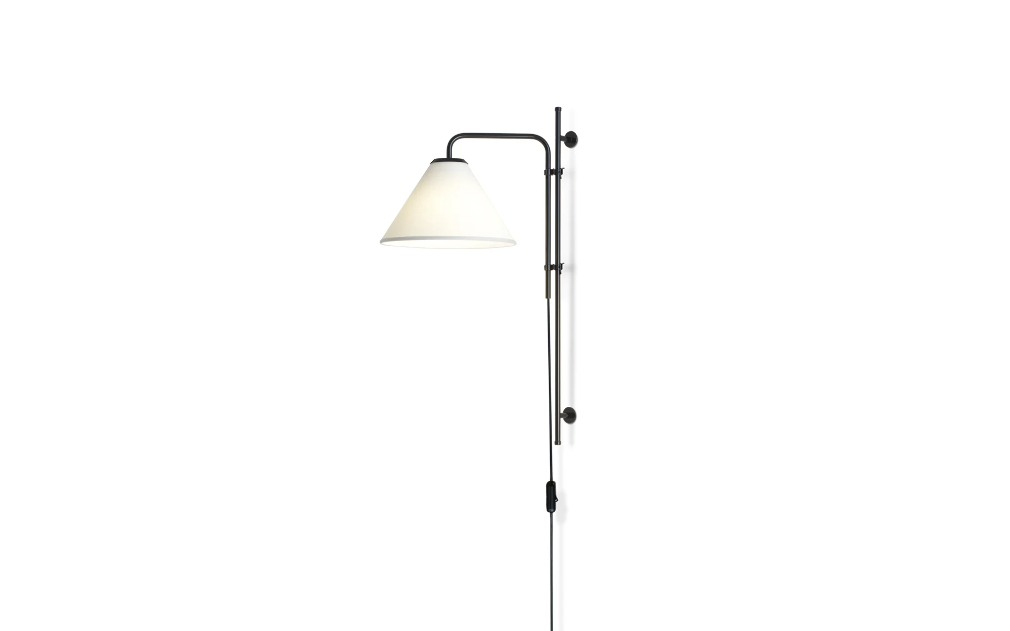 FuniculĂ wall lamp - fabric shade - Image 3