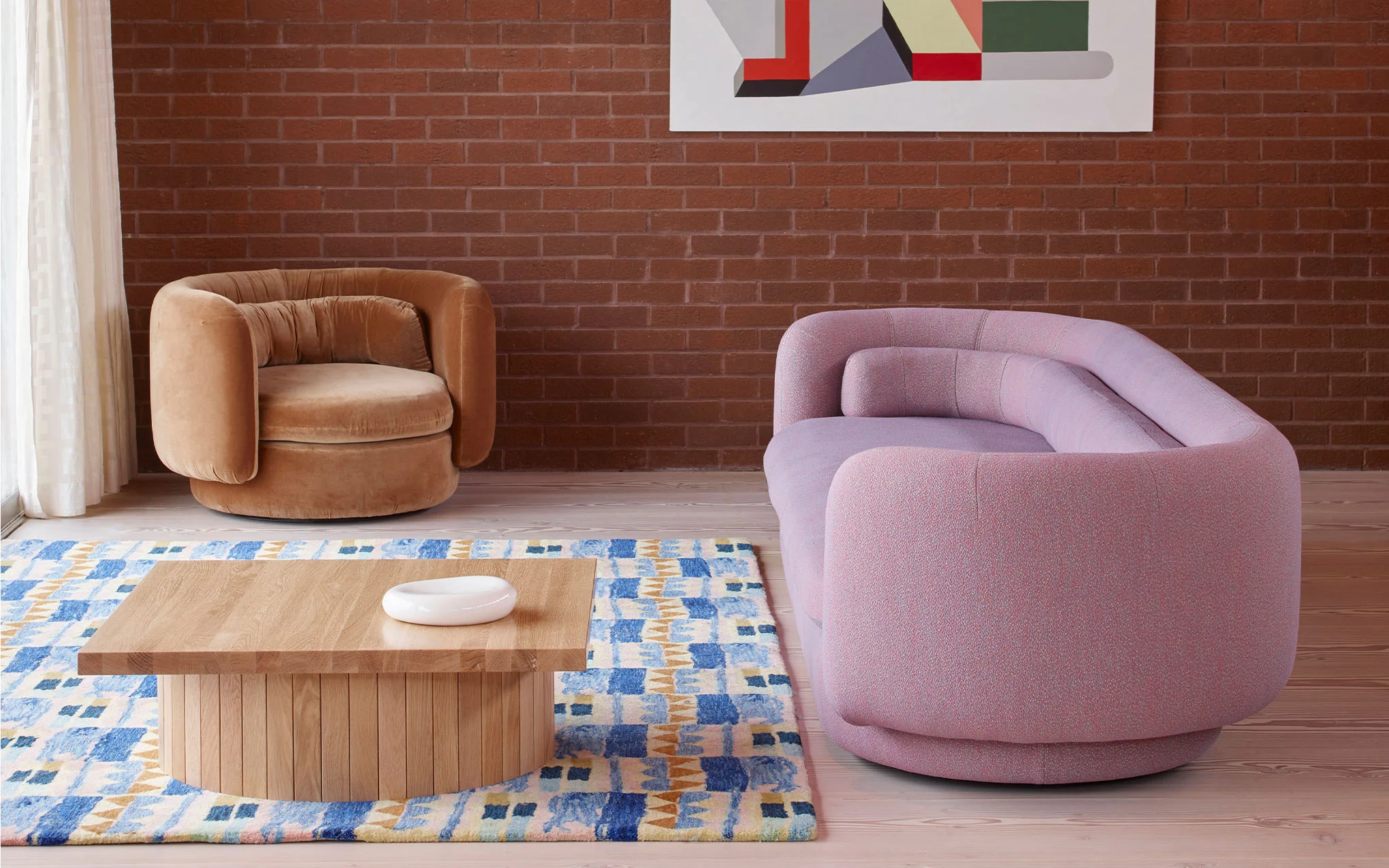 Group armchair with swivel base - informal - Image 5