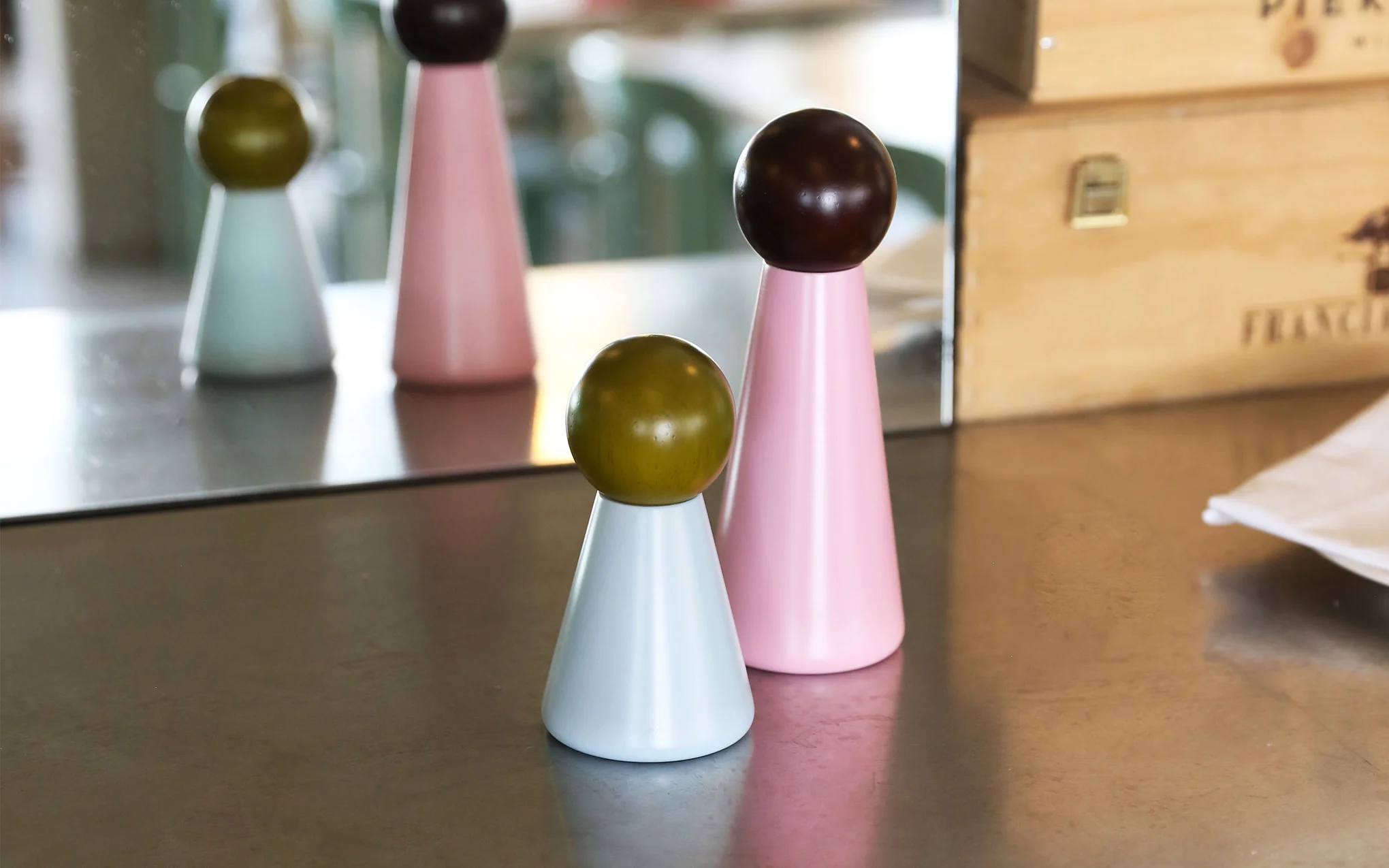 Halma salt & pepper mill - blue - Image 3