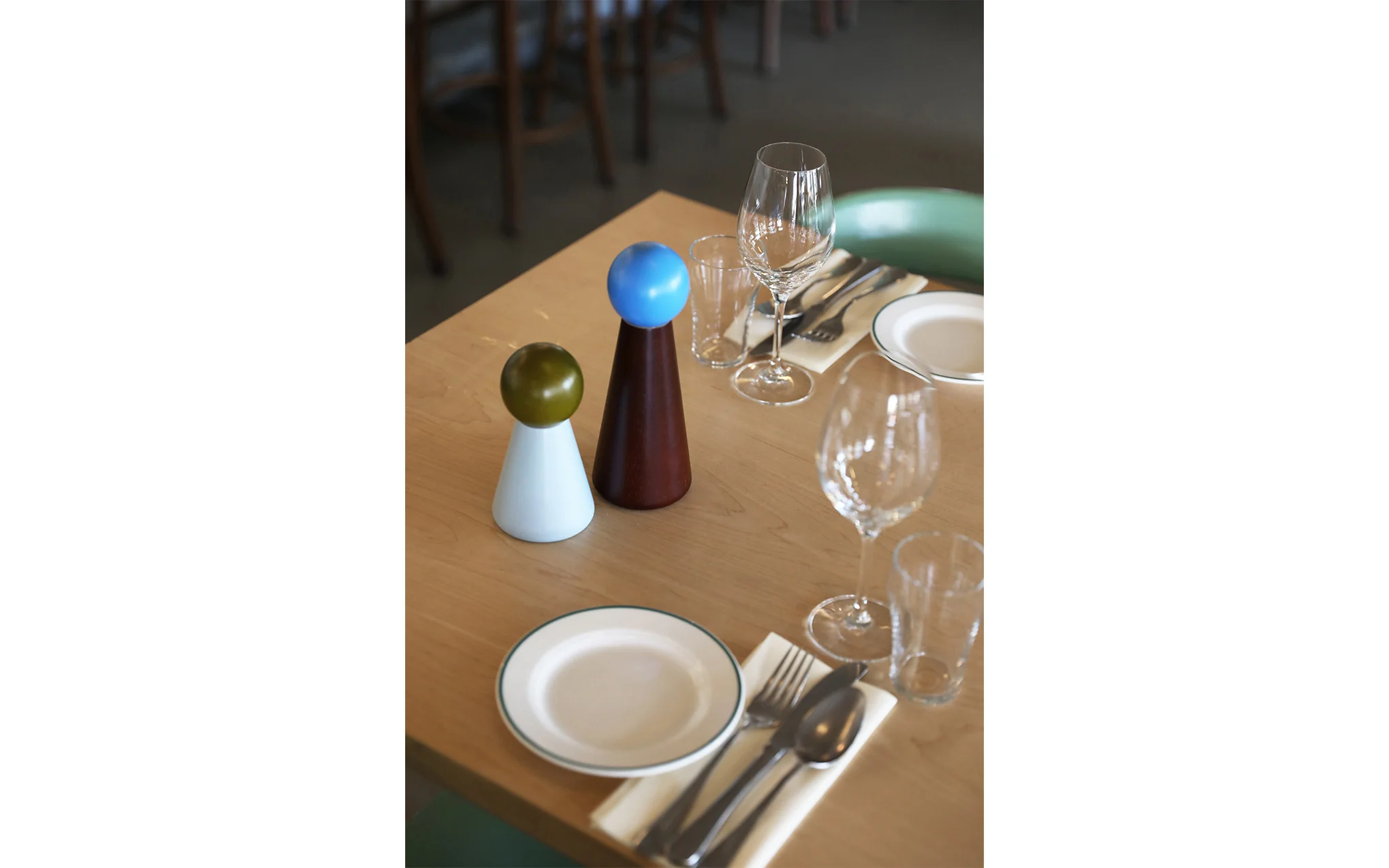 Halma salt & pepper mill - blue - Image 4