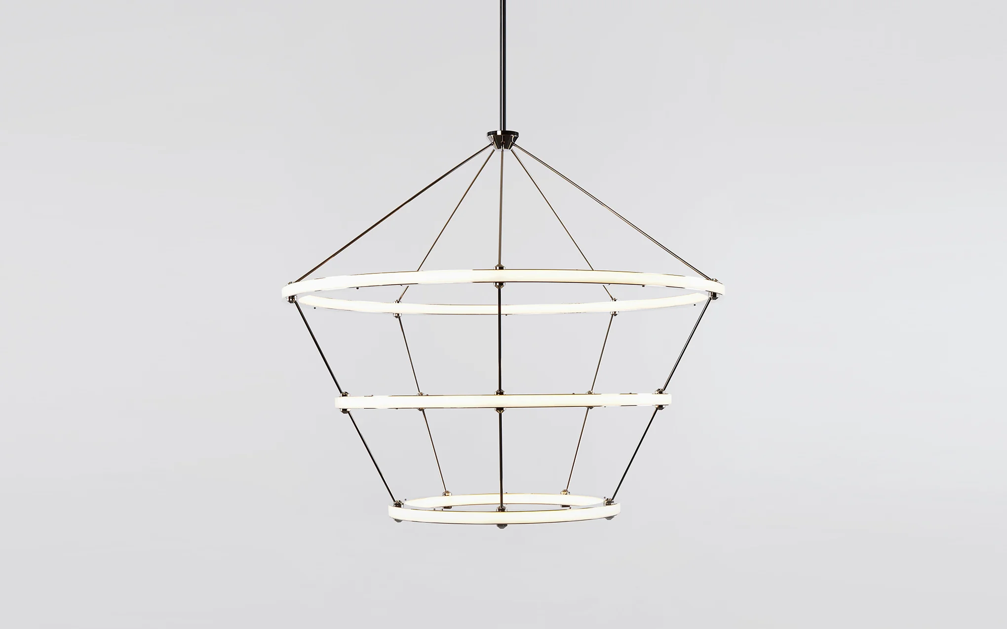 Halo chandelier - 3 rings - Image 2