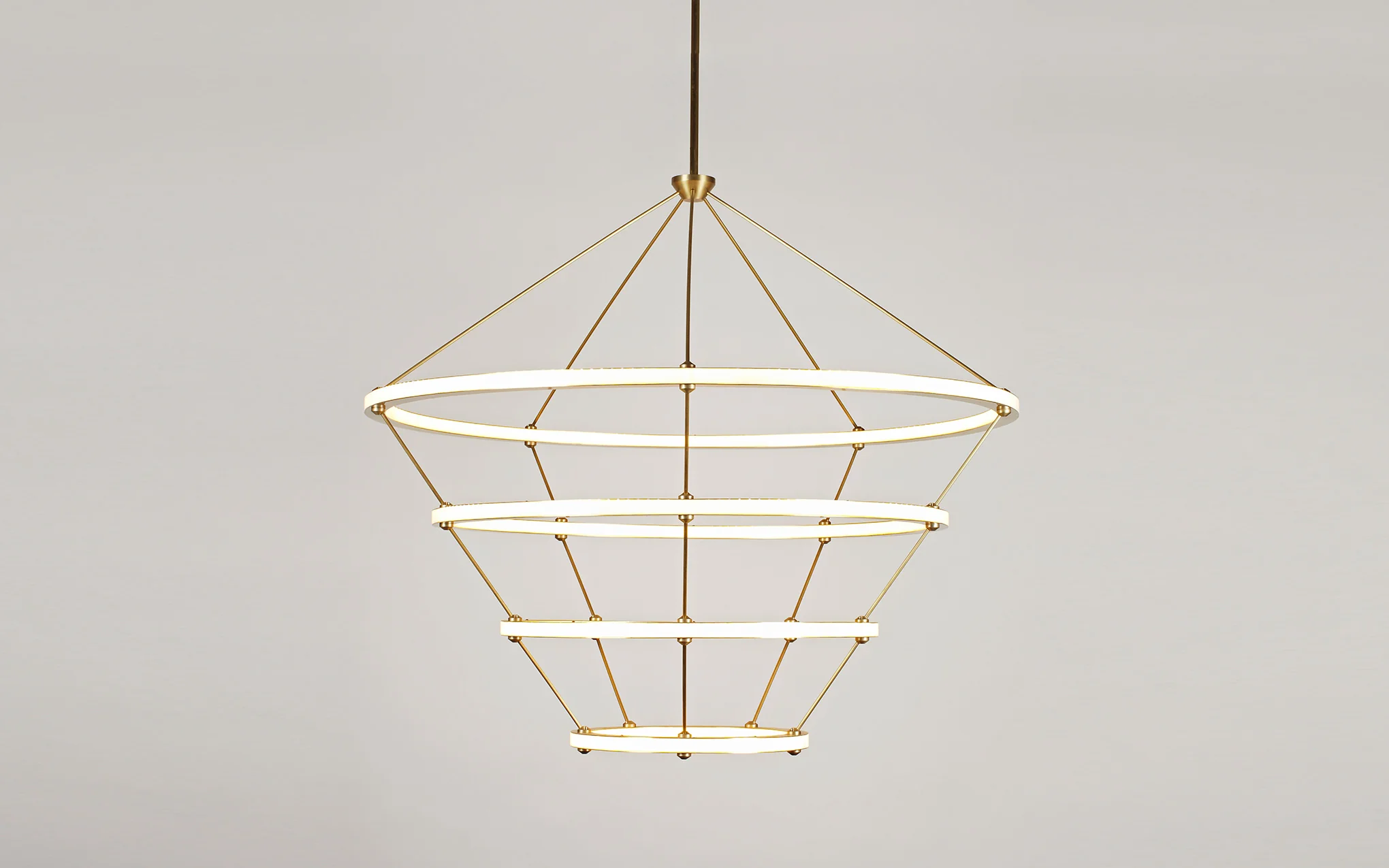 Halo chandelier - 4 rings