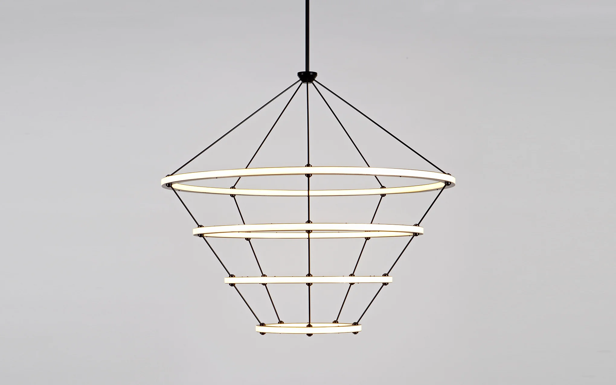 Halo chandelier - 4 rings - Image 2