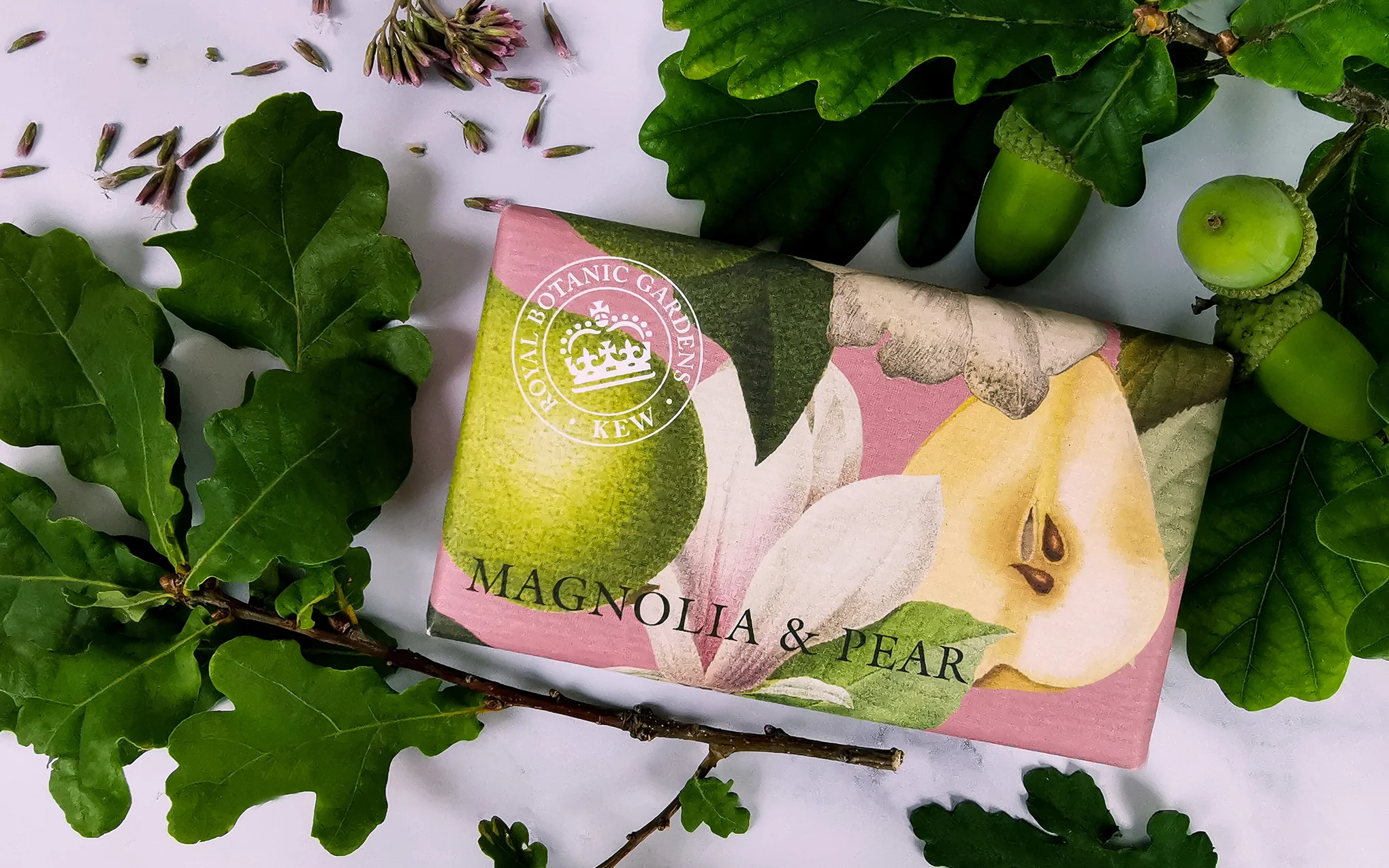 Kew Garden soap bar - magnolia & pear - Image 3