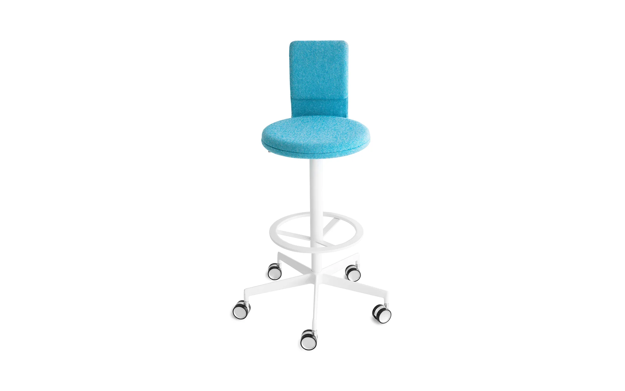 Lab stool with backrest - Image 5