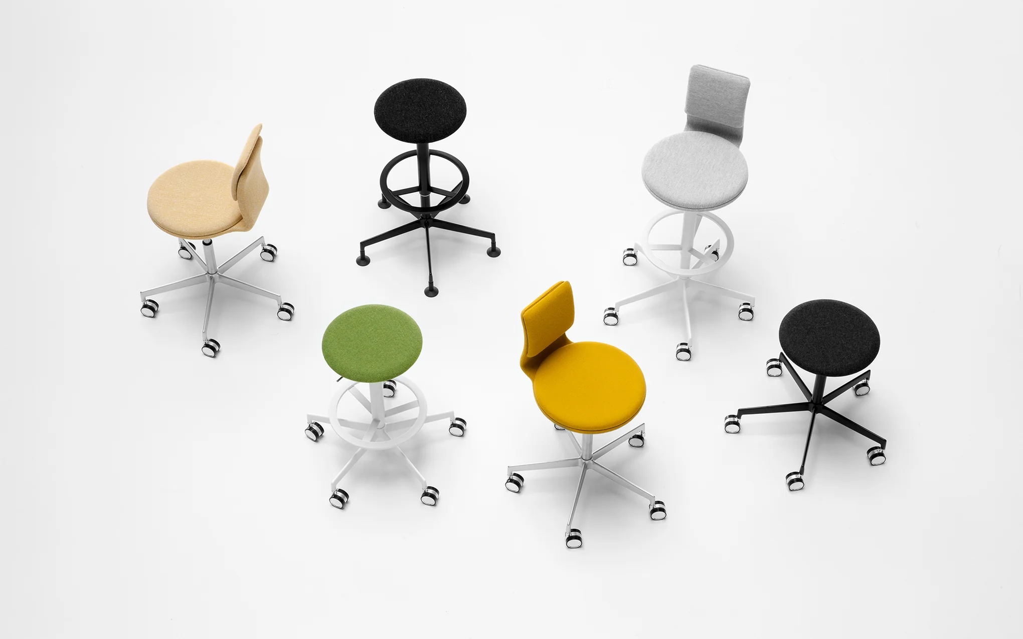Lab stool with backrest - Image 6