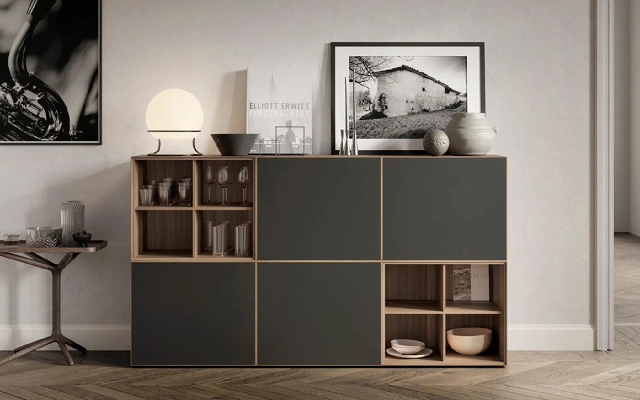Lauki sideboard - walnut & graphite - Image 2