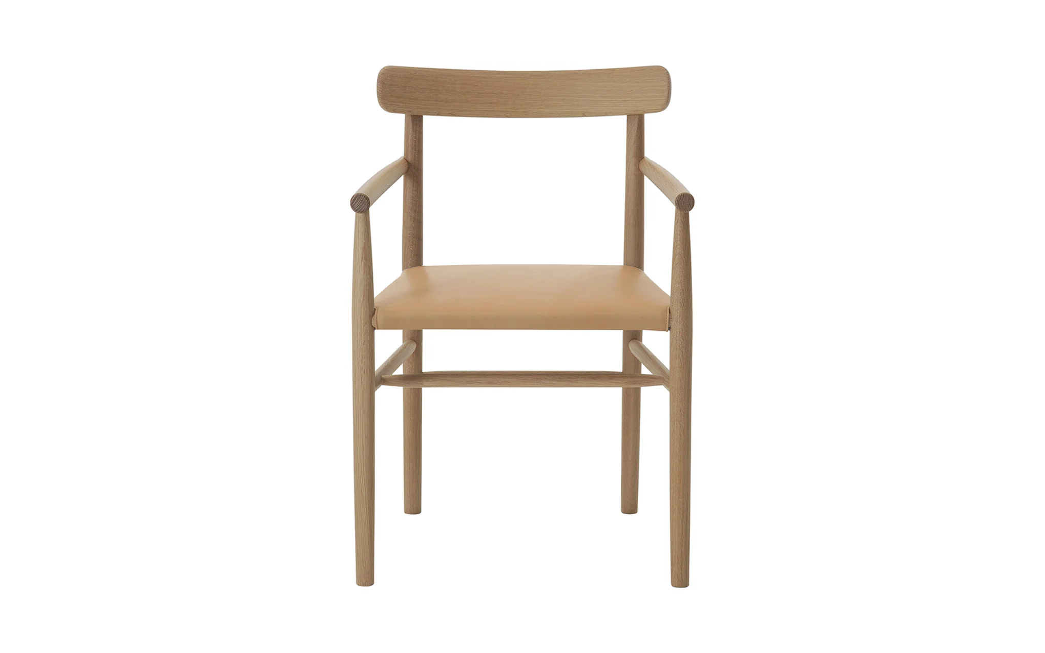 Lightwood armchair - cushioned seat - Image 8