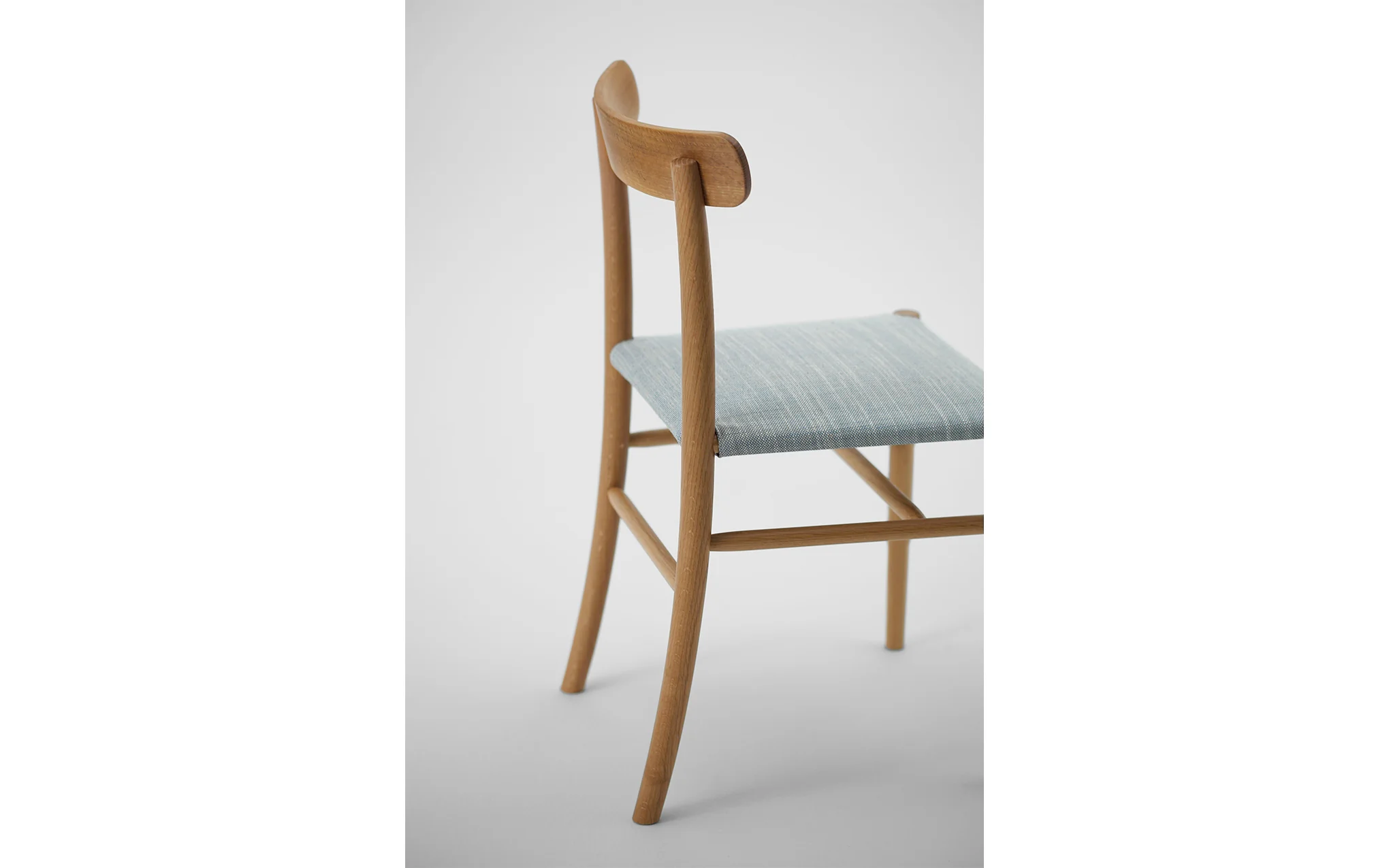 Lightwood chair - cushioned seat - Image 4