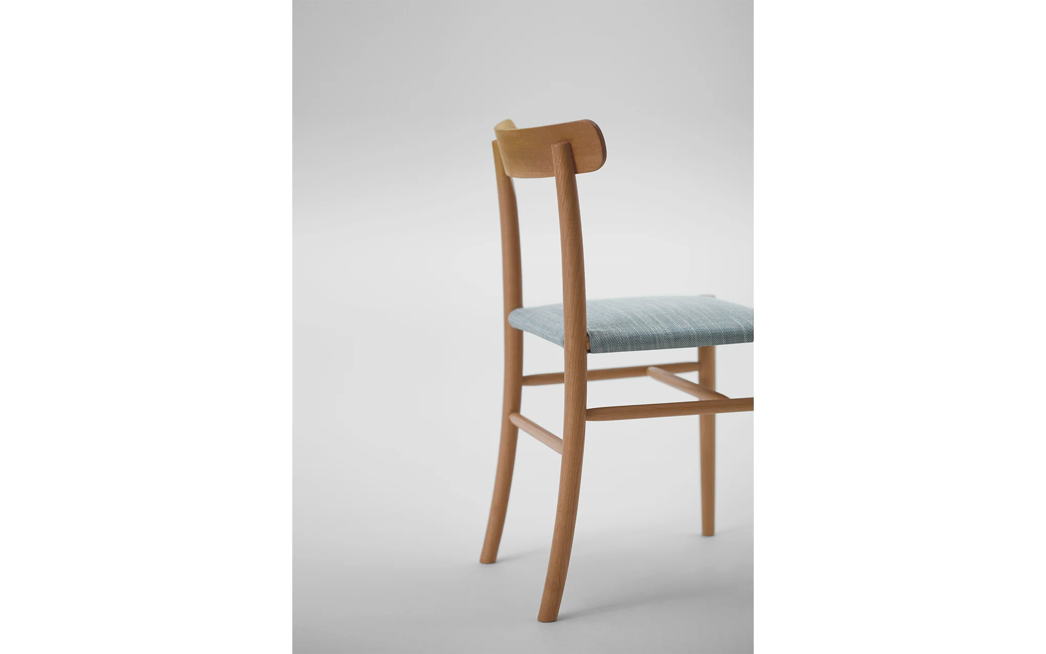 Lightwood chair - cushioned seat - Image 5