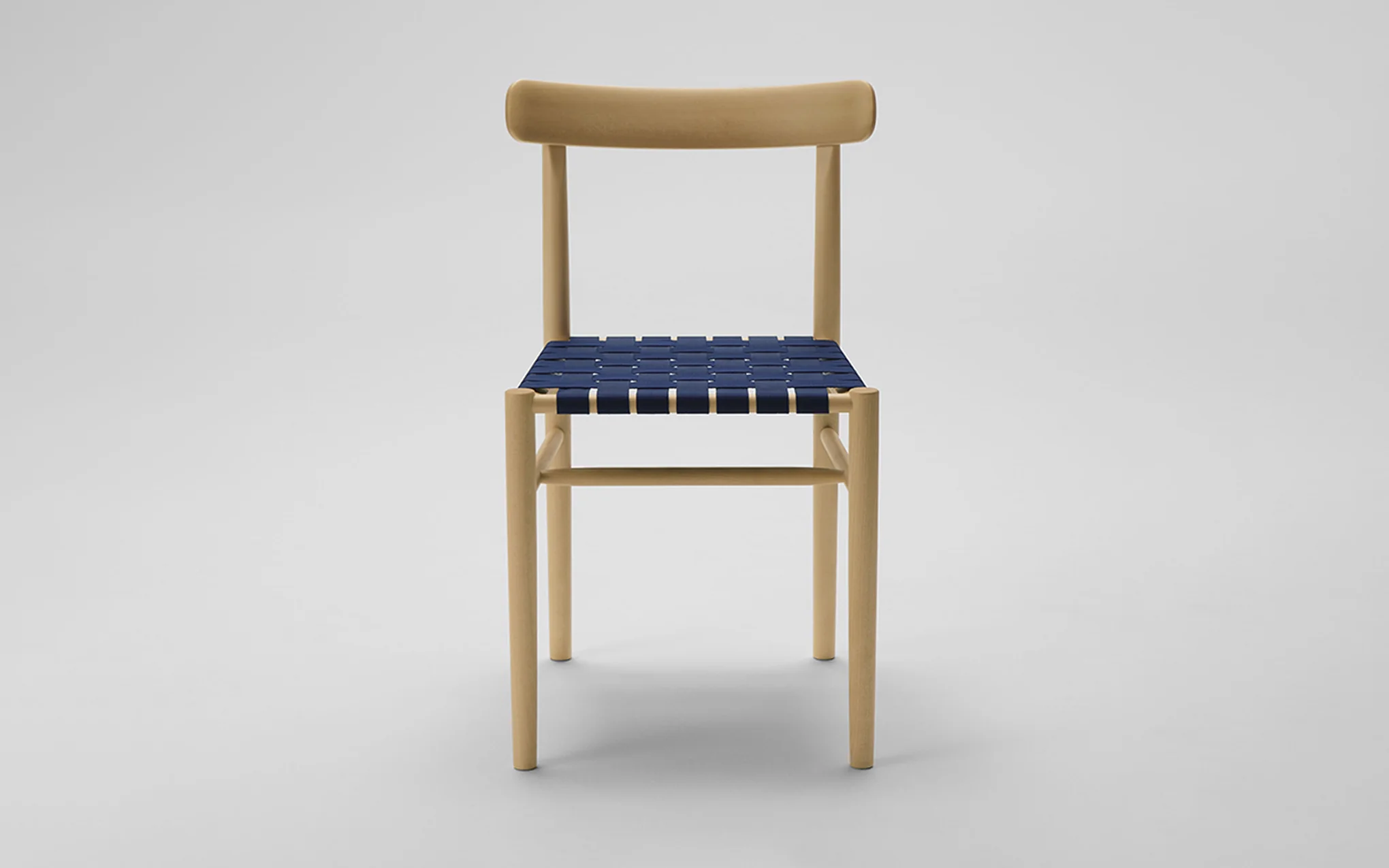 Lightwood chair - webbed seat - Image 3