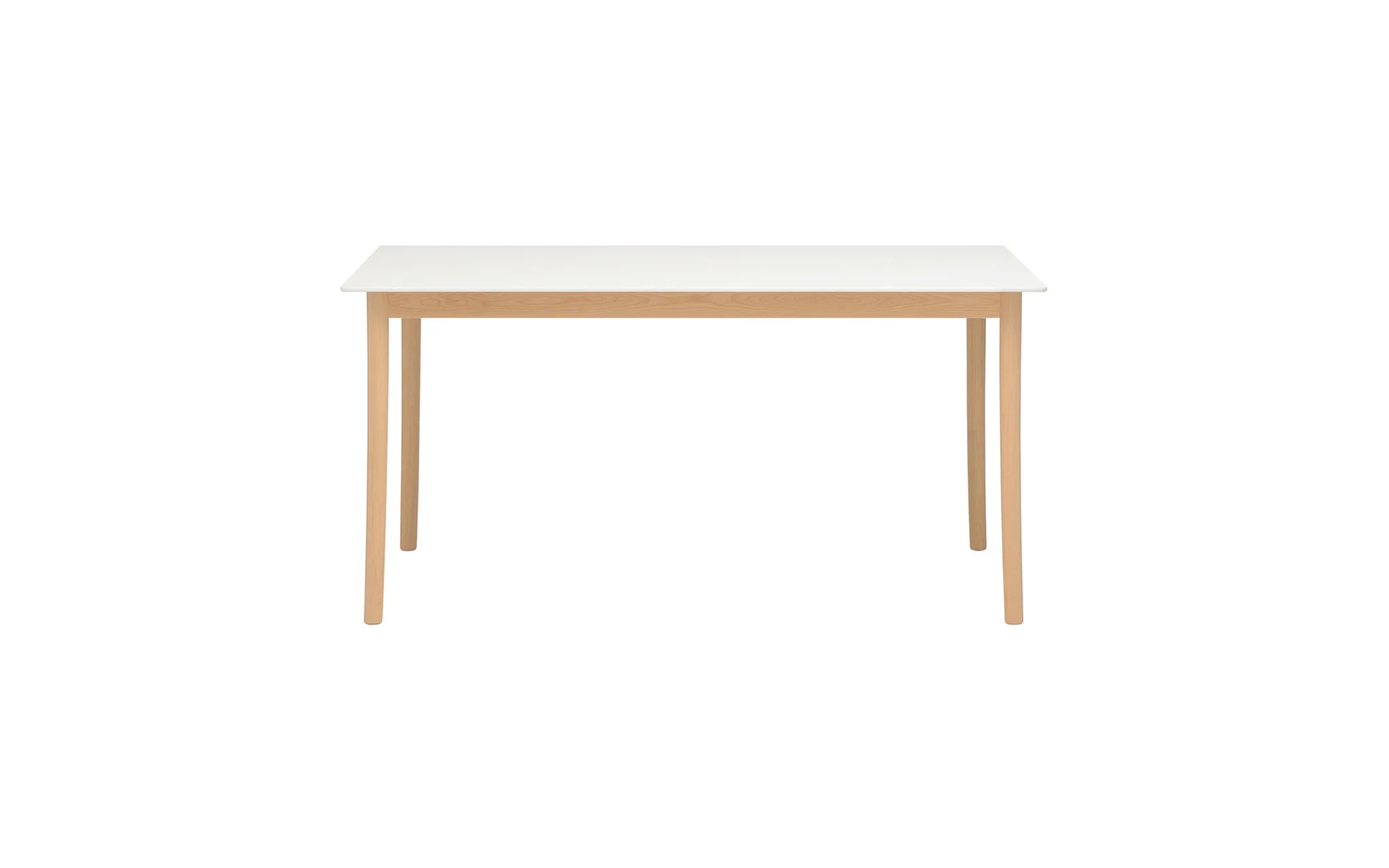 Lightwood dining table - corian top - Image 3