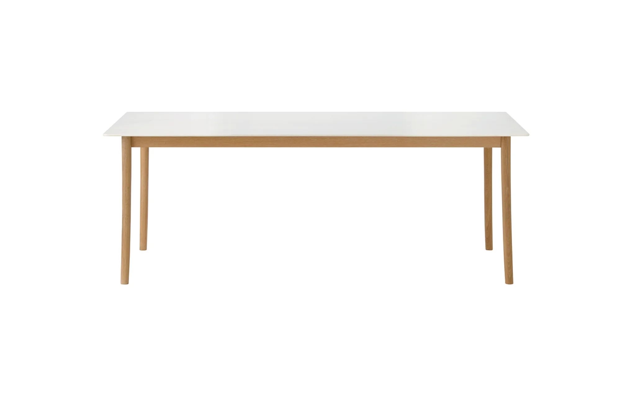 Lightwood dining table - corian top - Image 4