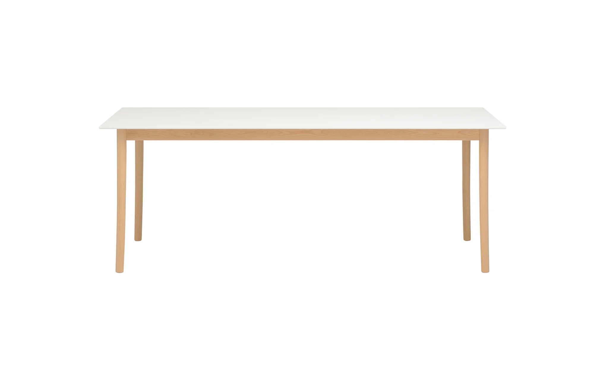 Lightwood dining table - corian top - Image 5