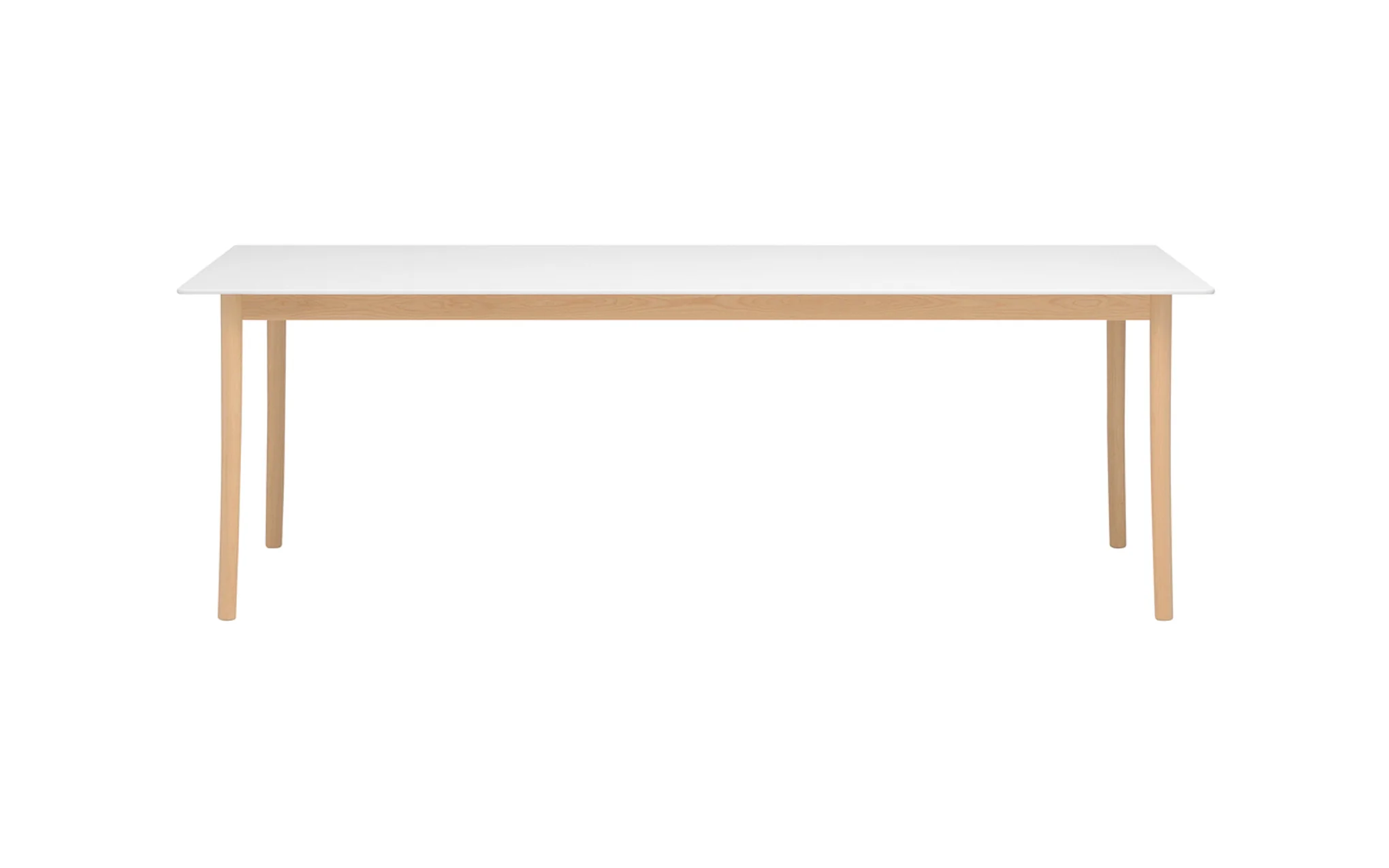 Lightwood dining table - corian top - Image 6