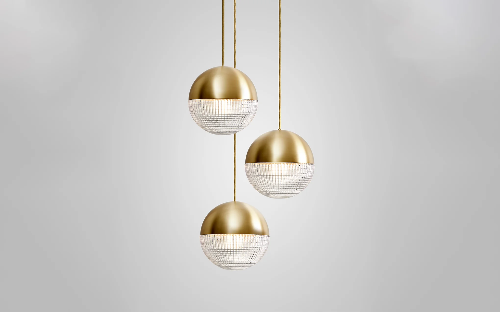 Little Lens Flair chandelier - 3 piece