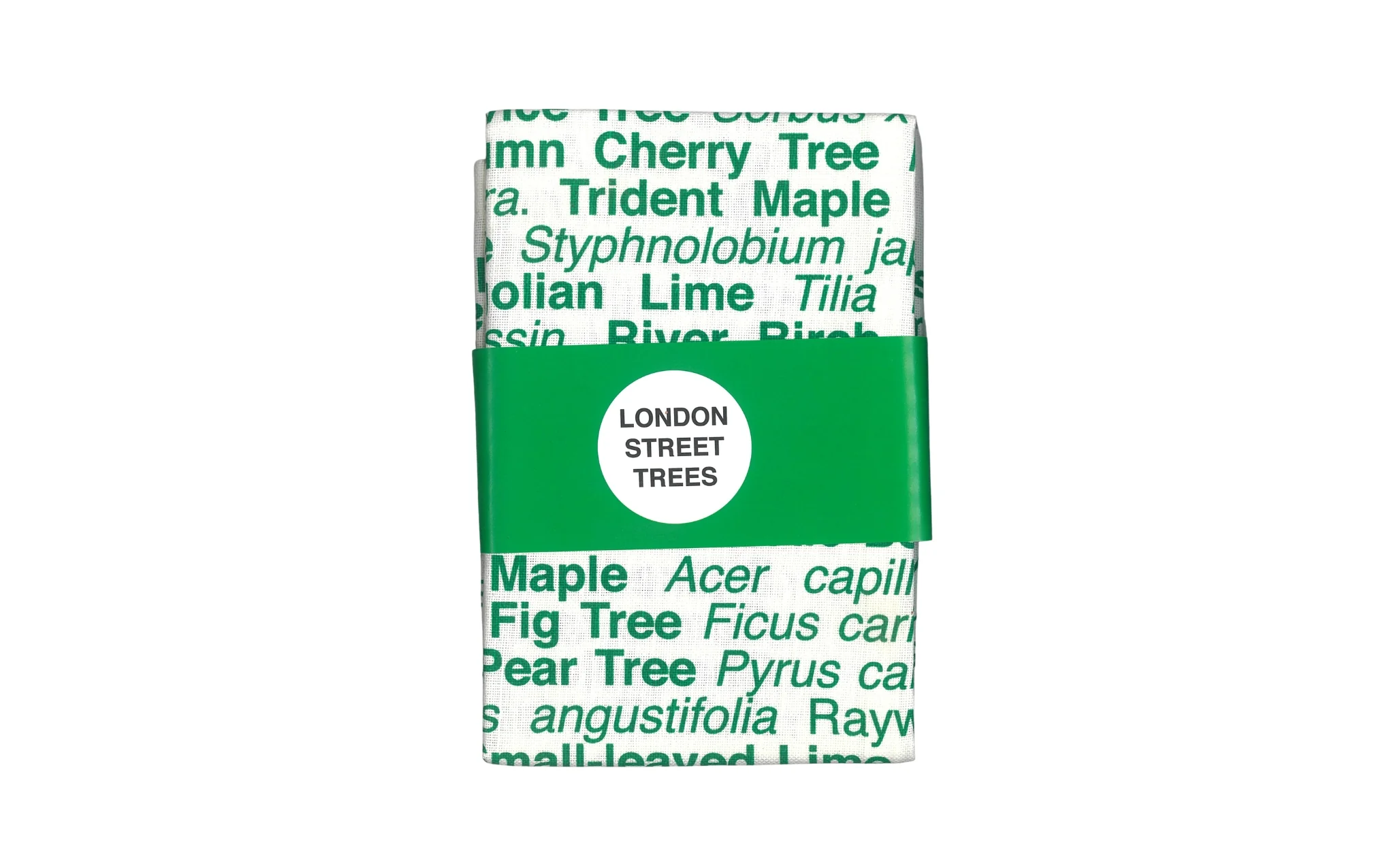 London Trees tea towel - green - Image 3