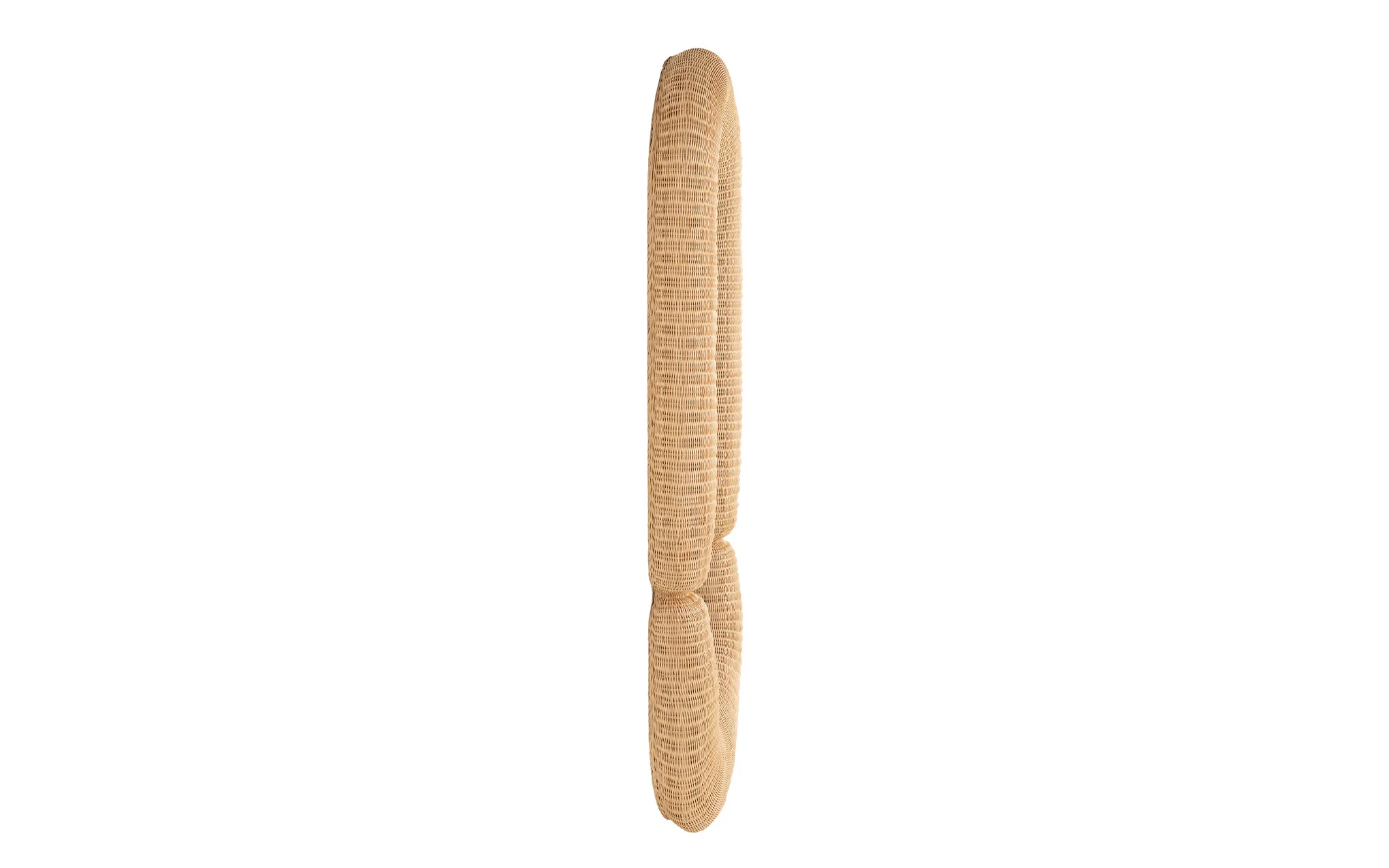 Loop rattan mirror - large - Image 3