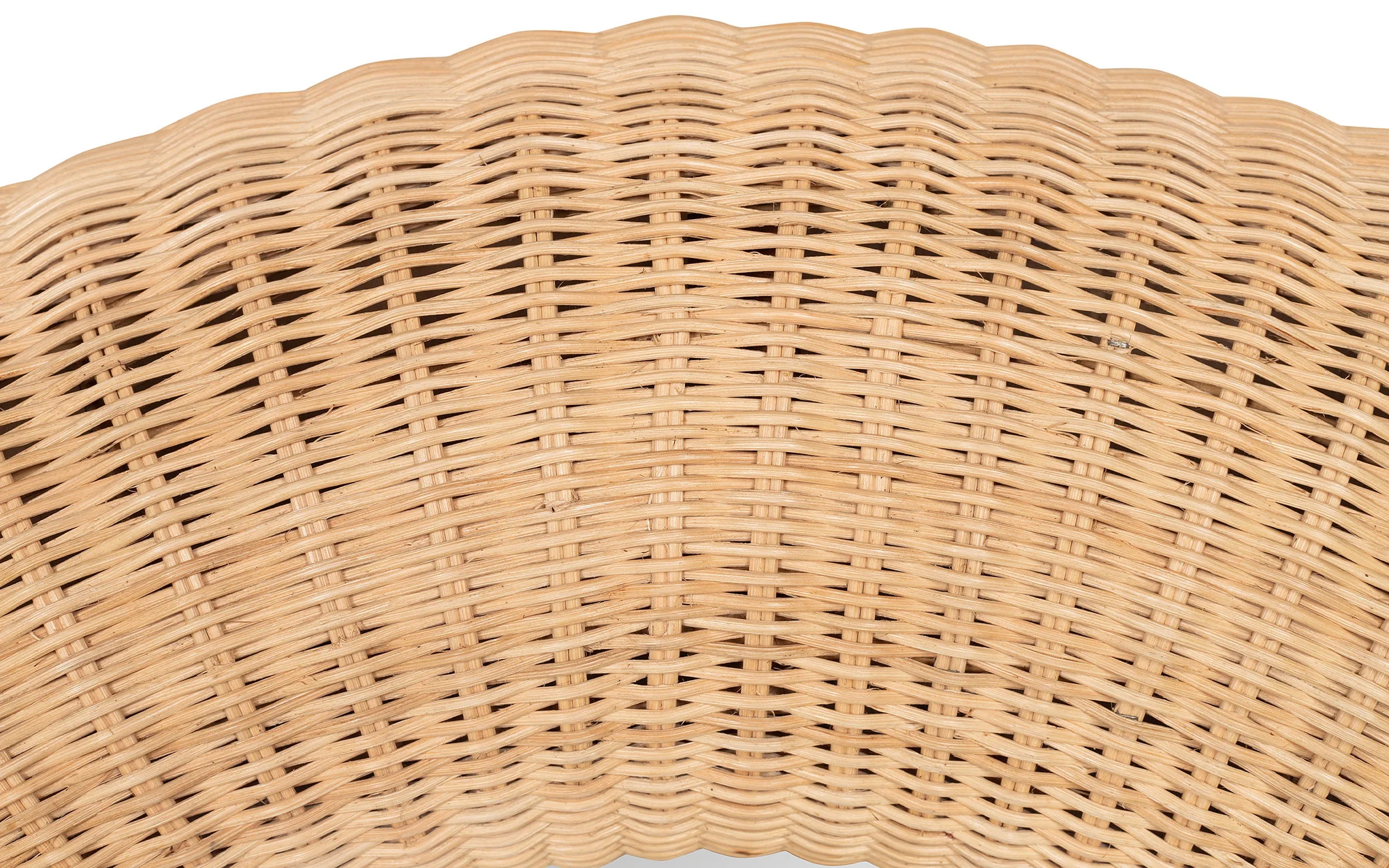 Loop rattan mirror - large - Image 6