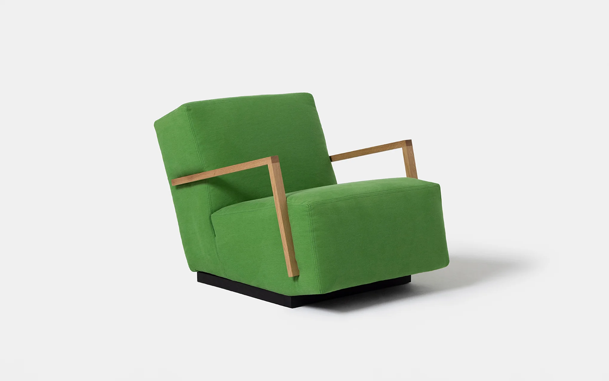 Marcel armchair - walnut arms - Image 3