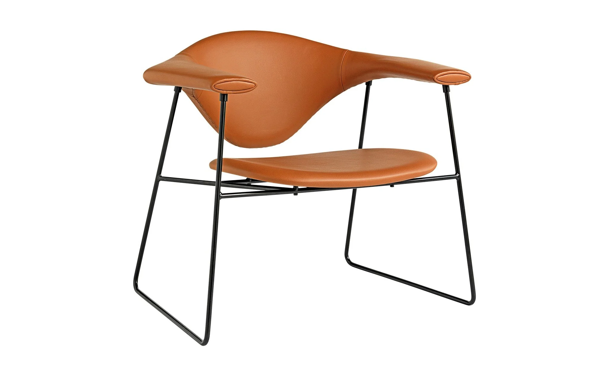 Masculo lounge chair - sledge base