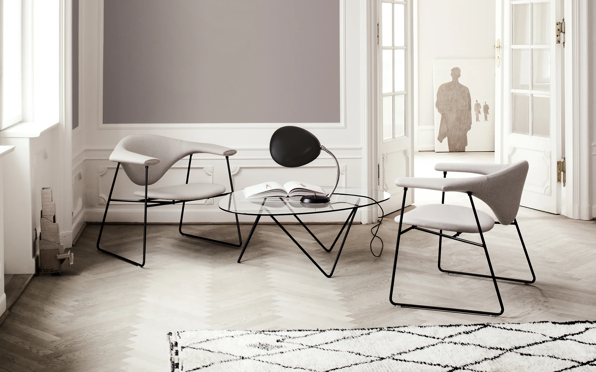 Masculo lounge chair - sledge base - Image 5