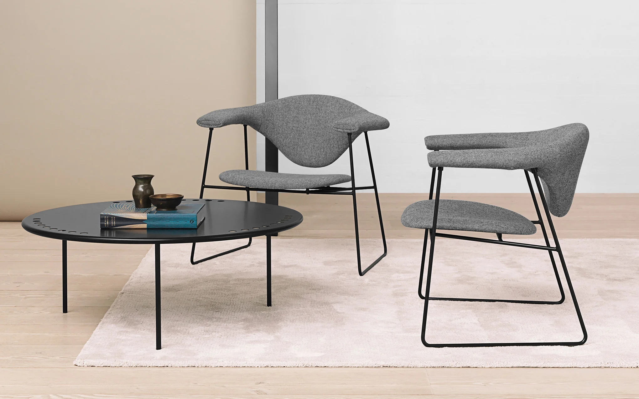 Masculo lounge chair - sledge base - Image 6