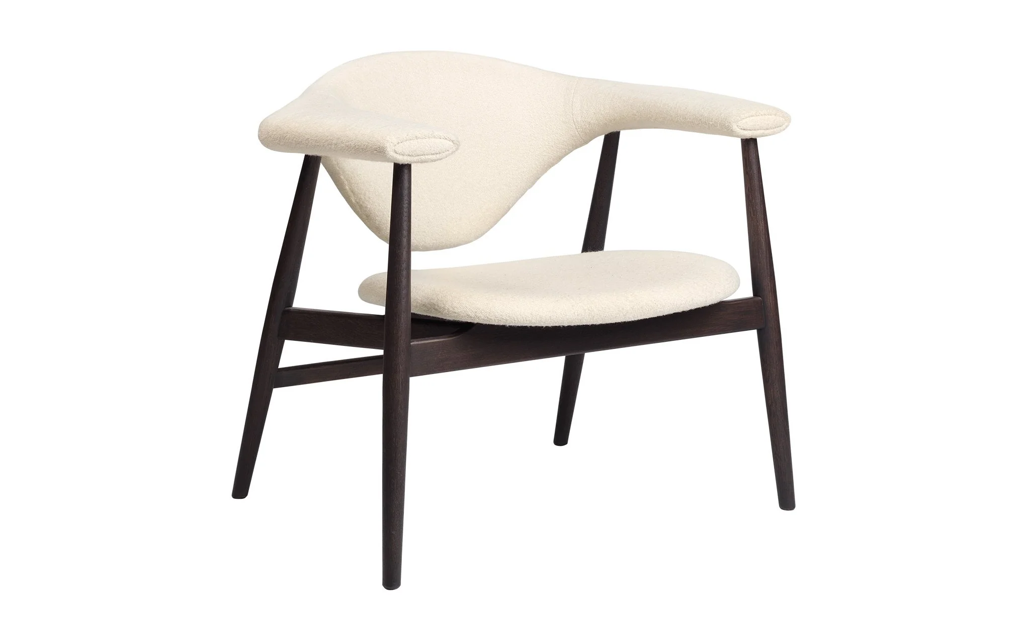Masculo lounge chair - wood base - Image 4