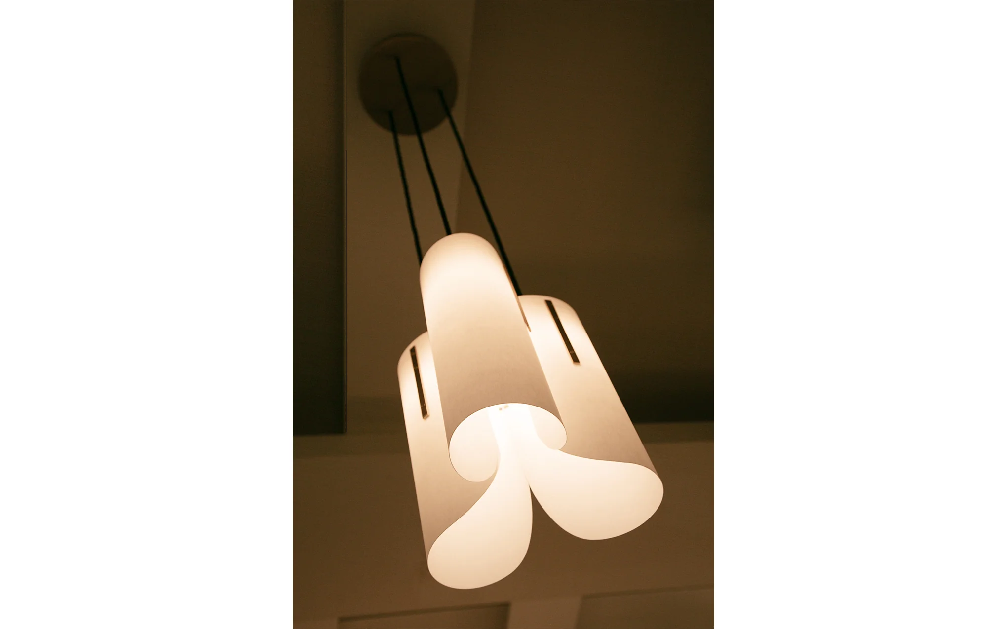 Modernist 3 shade pendant - Image 10