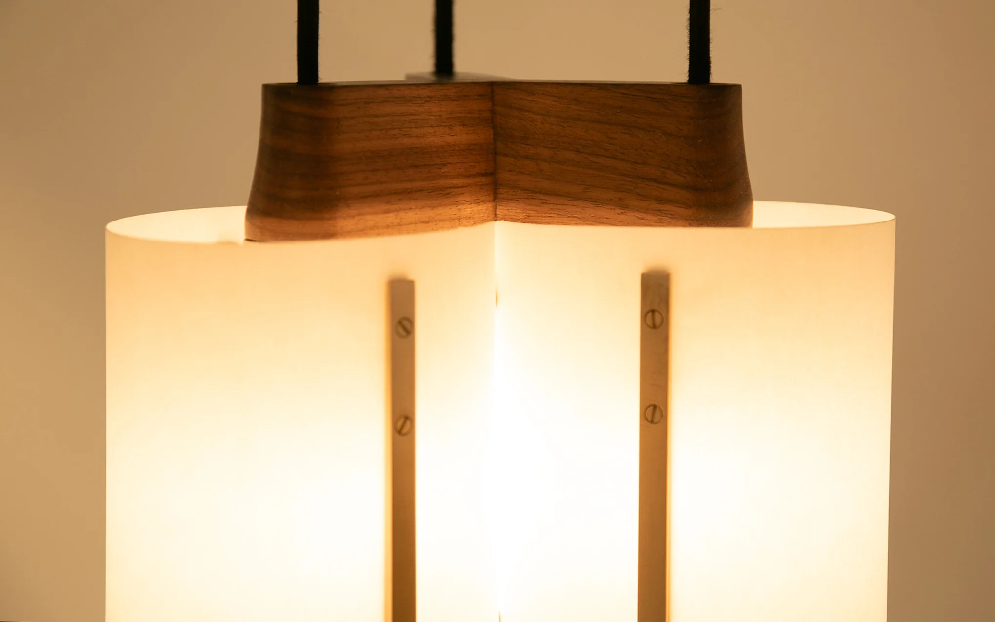 Modernist 3 shade pendant - Image 2