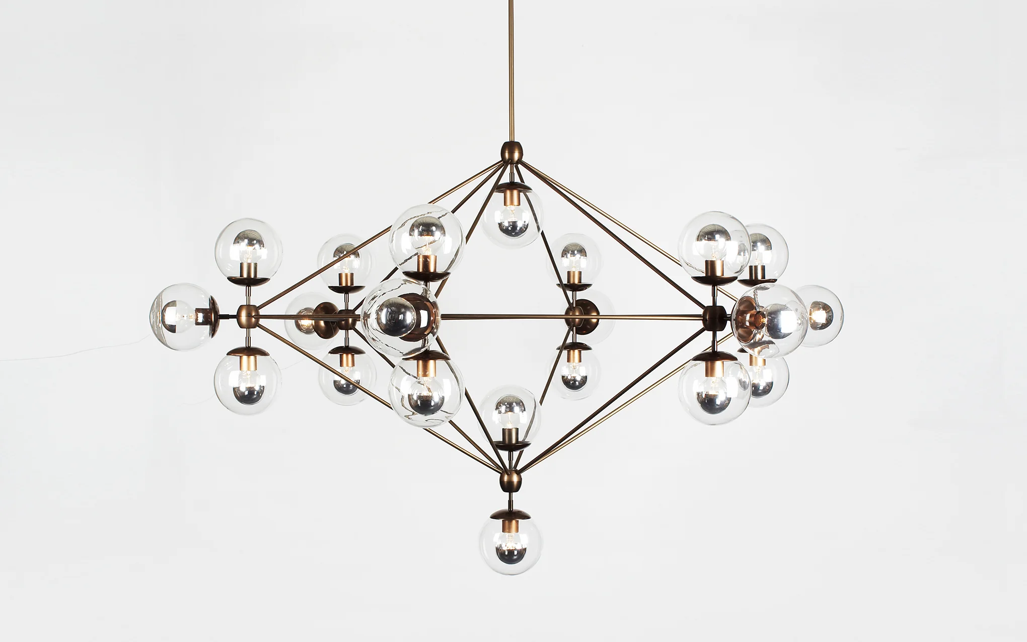 Modo chandelier - 6 sided, 21 globe - Image 2