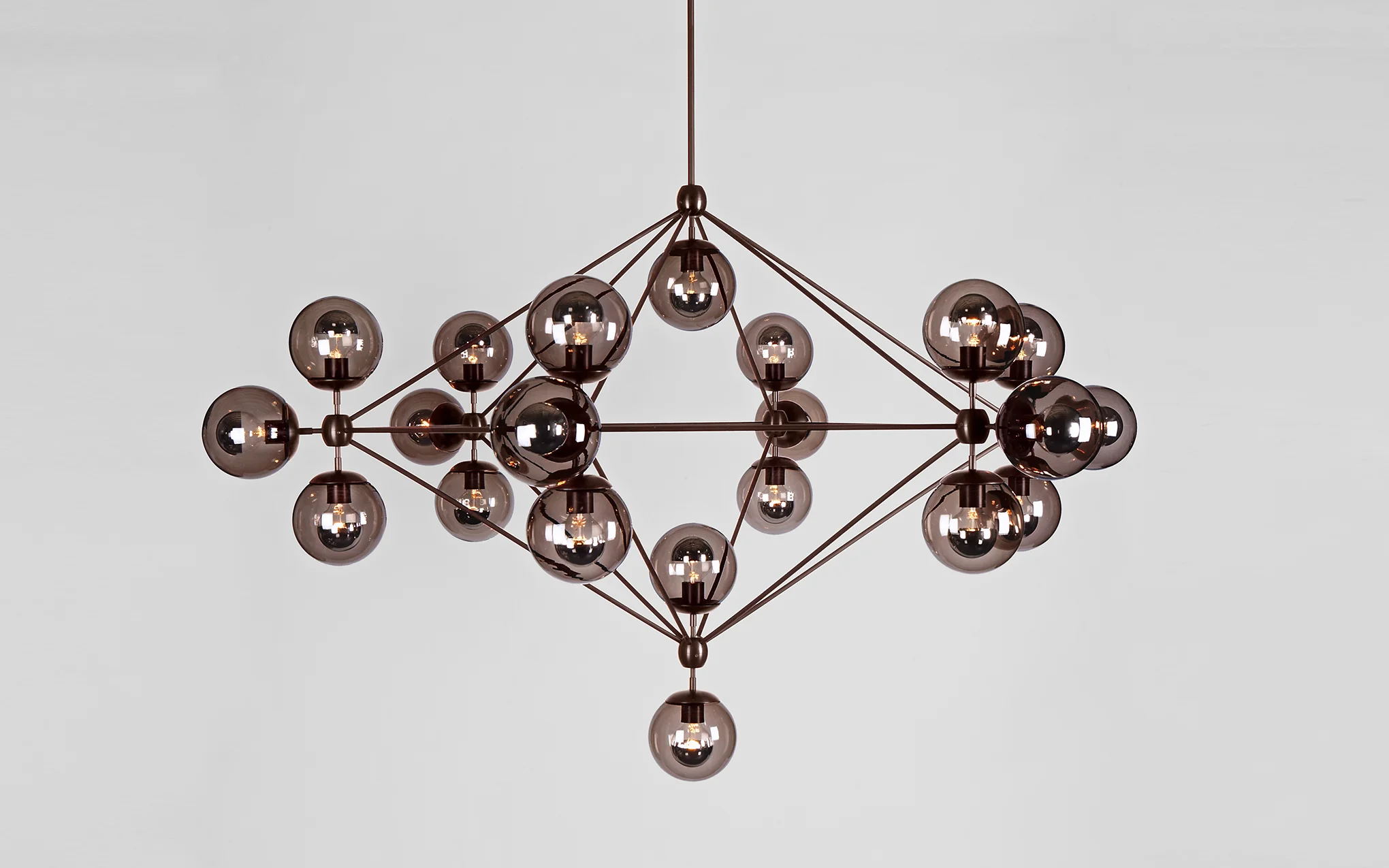Modo chandelier - 6 sided, 21 globe - Image 3