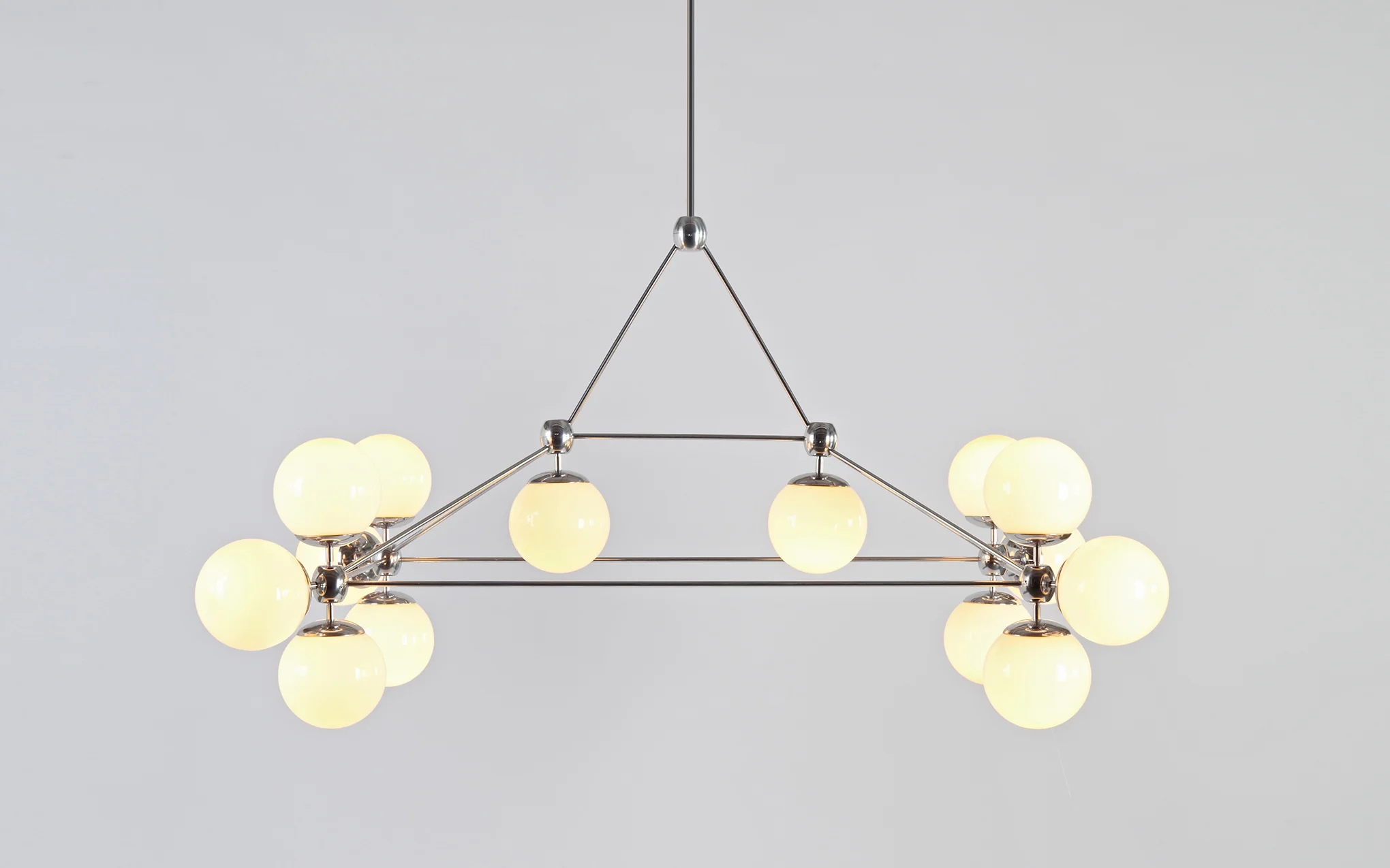 Modo chandelier - rectangular, 14 globes