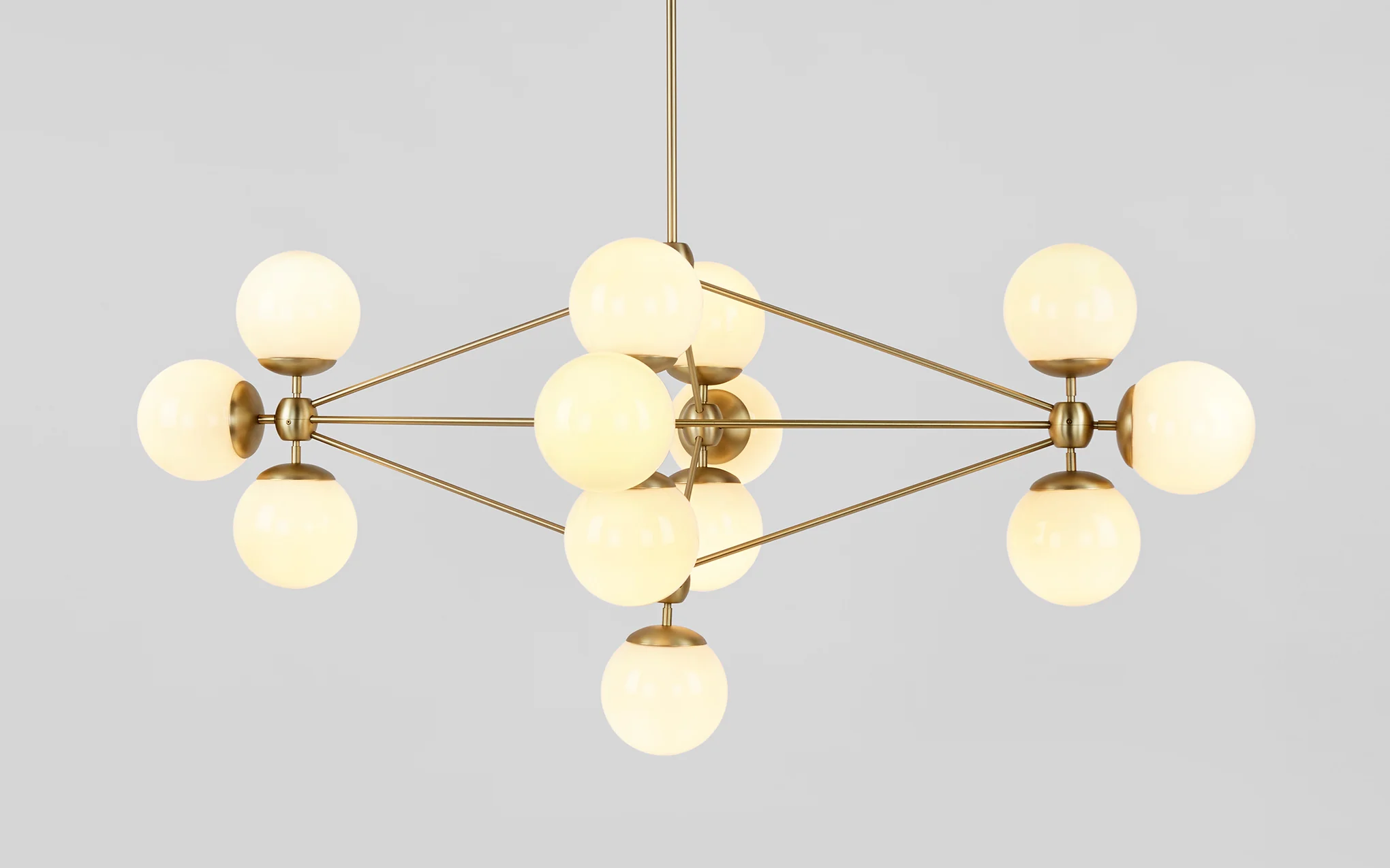 Modo chandelier - diamond, 13 globes