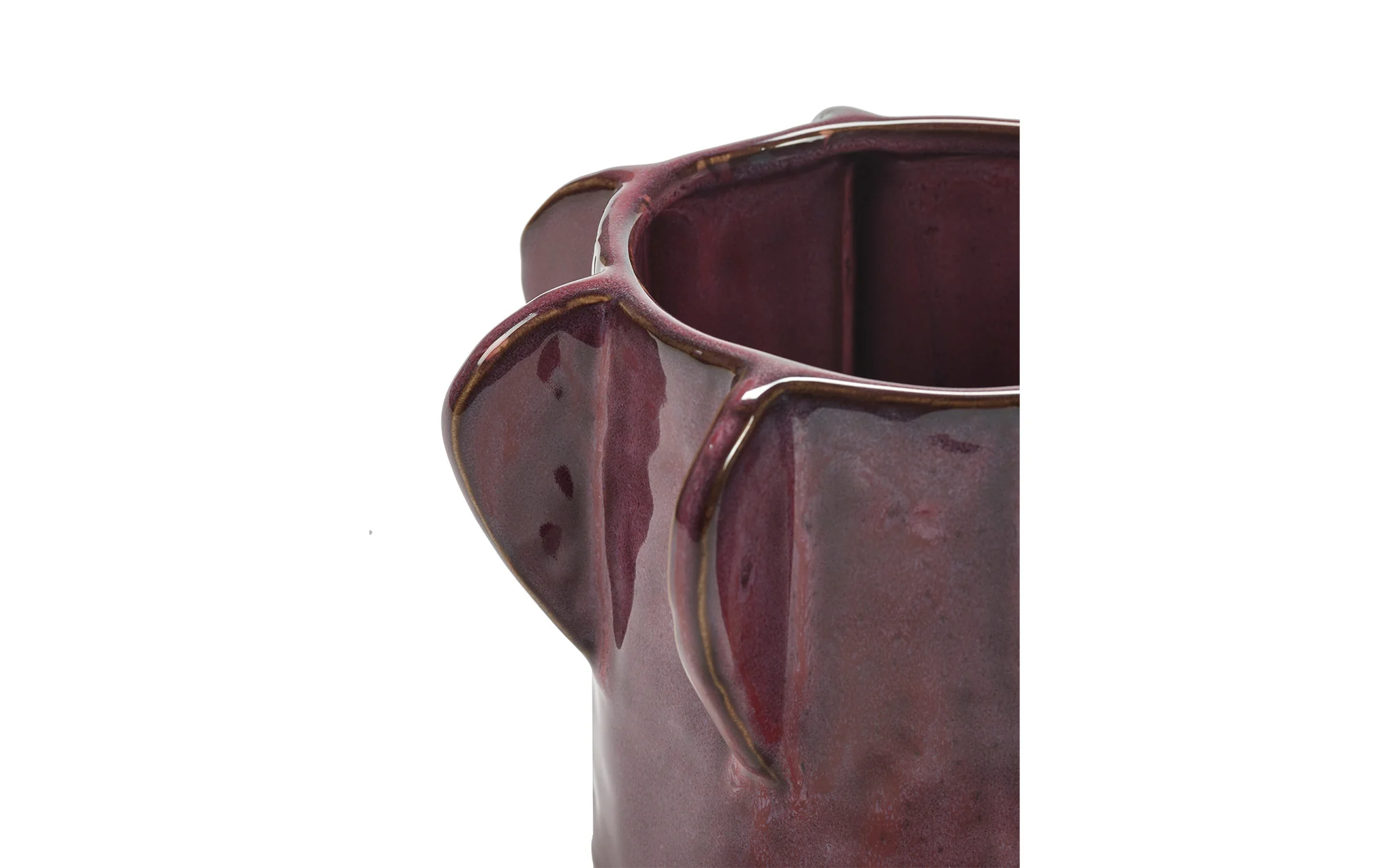 Molly flower pot 02 - aubergine - Image 2