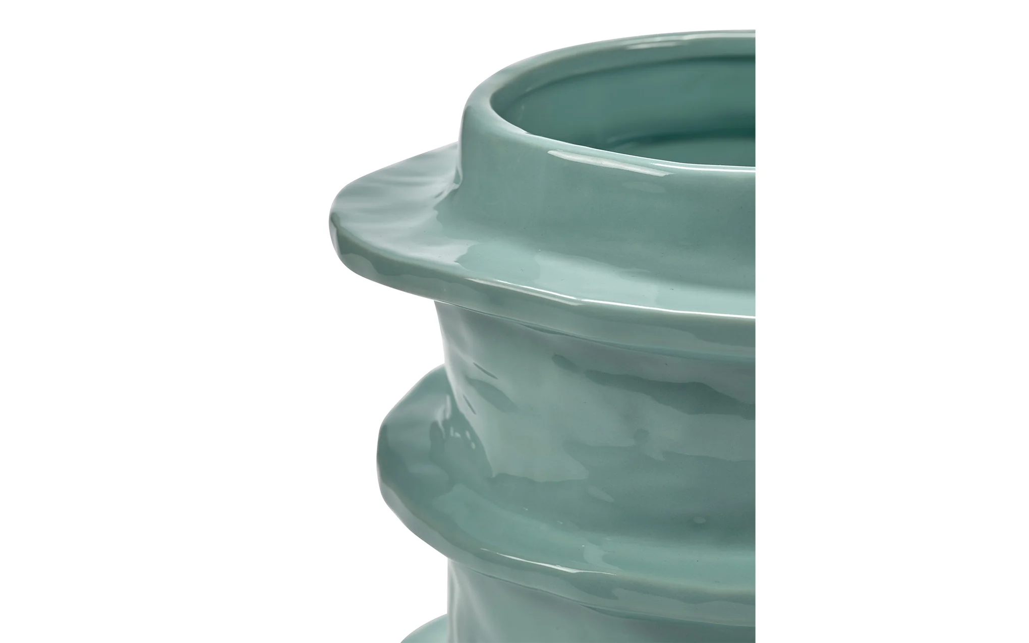 Molly flower pot 03 - light blue - Image 2