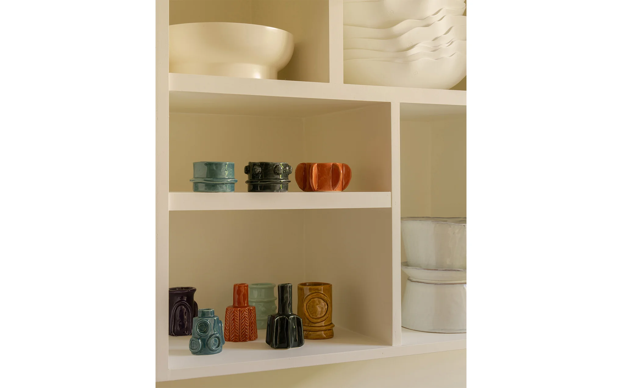 Molly glazed vases - set of six - Image 4