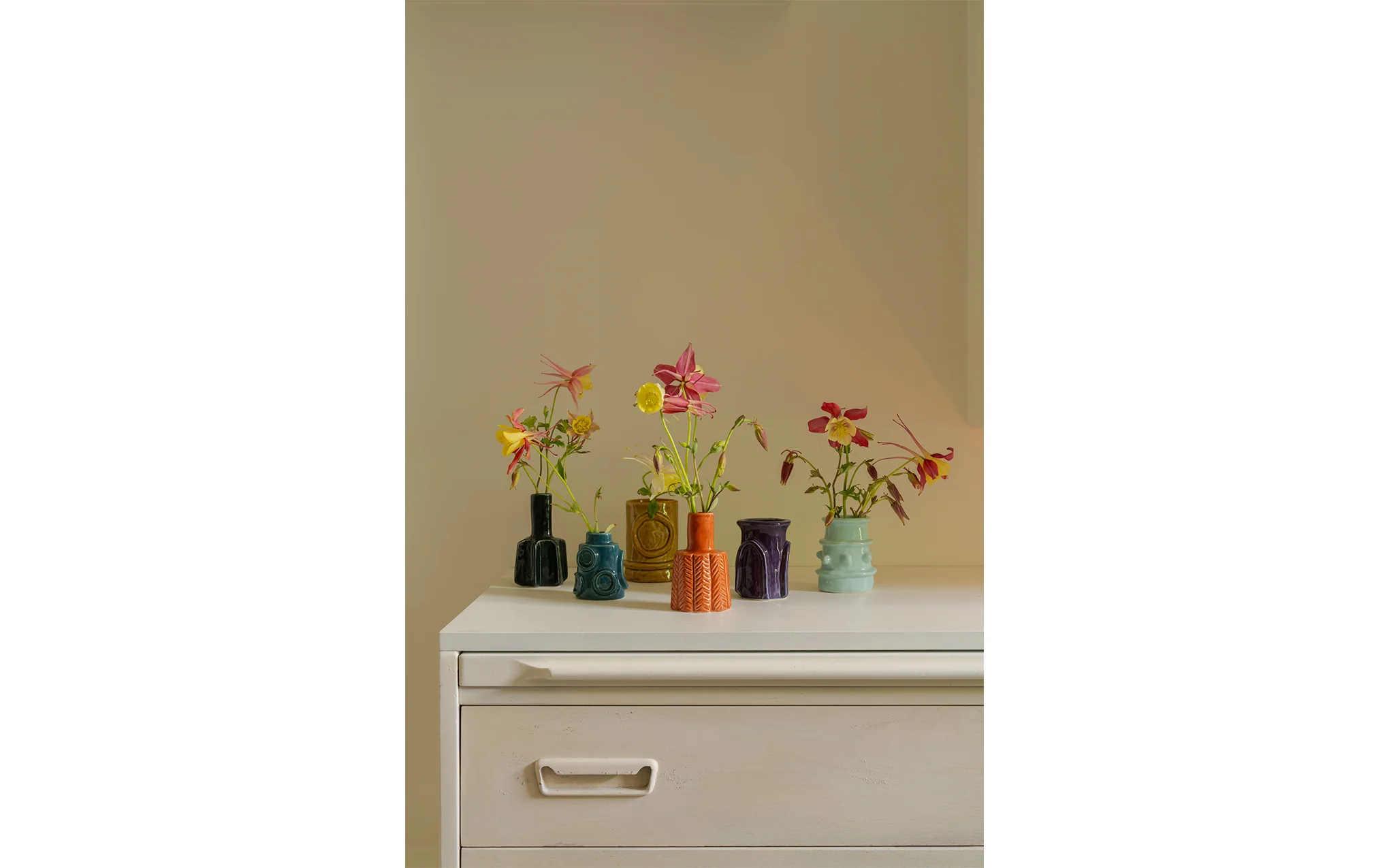 Molly glazed vases - set of six - Image 6