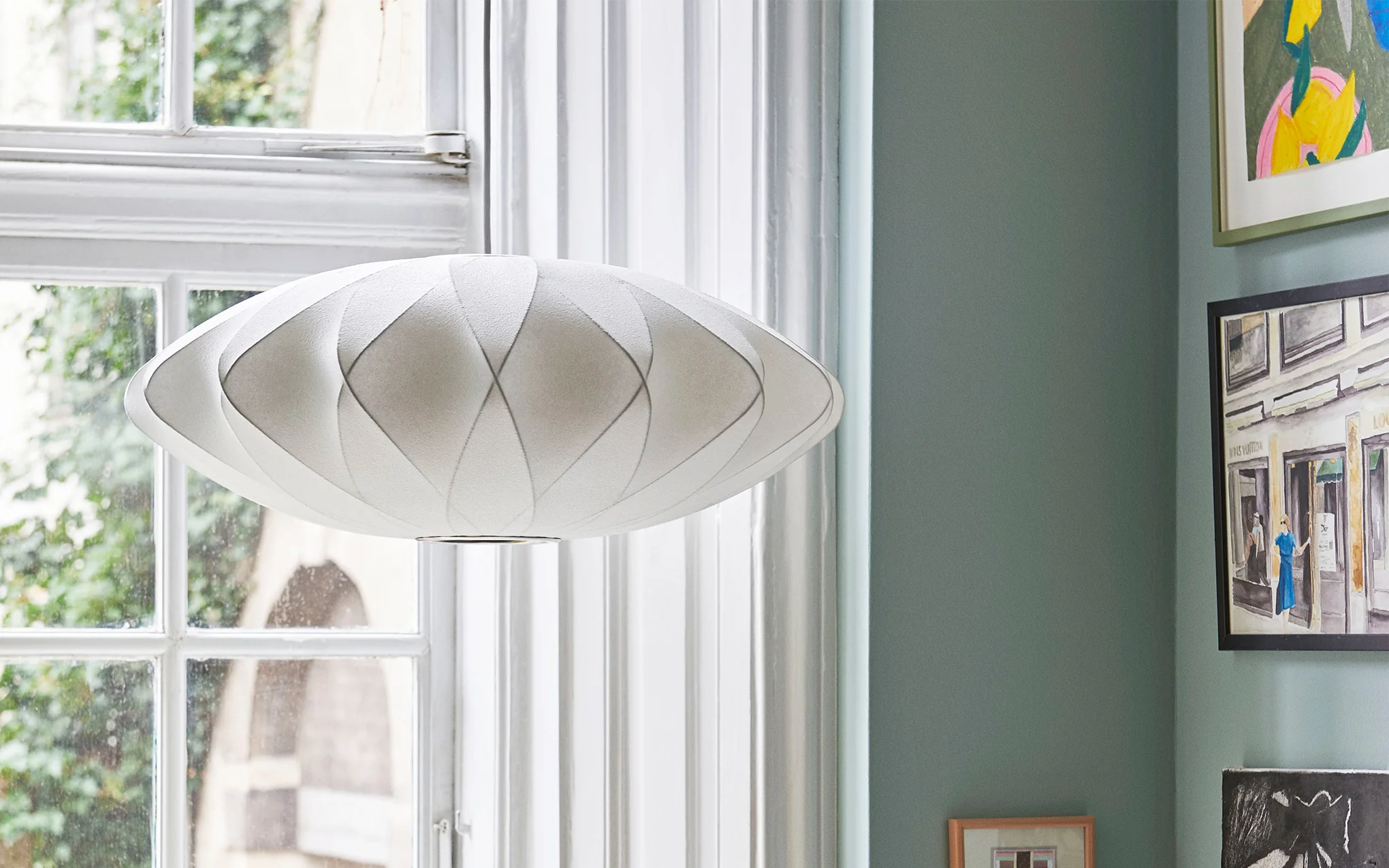 Nelson Saucer Crisscross Bubble pendant lamp - Image 6