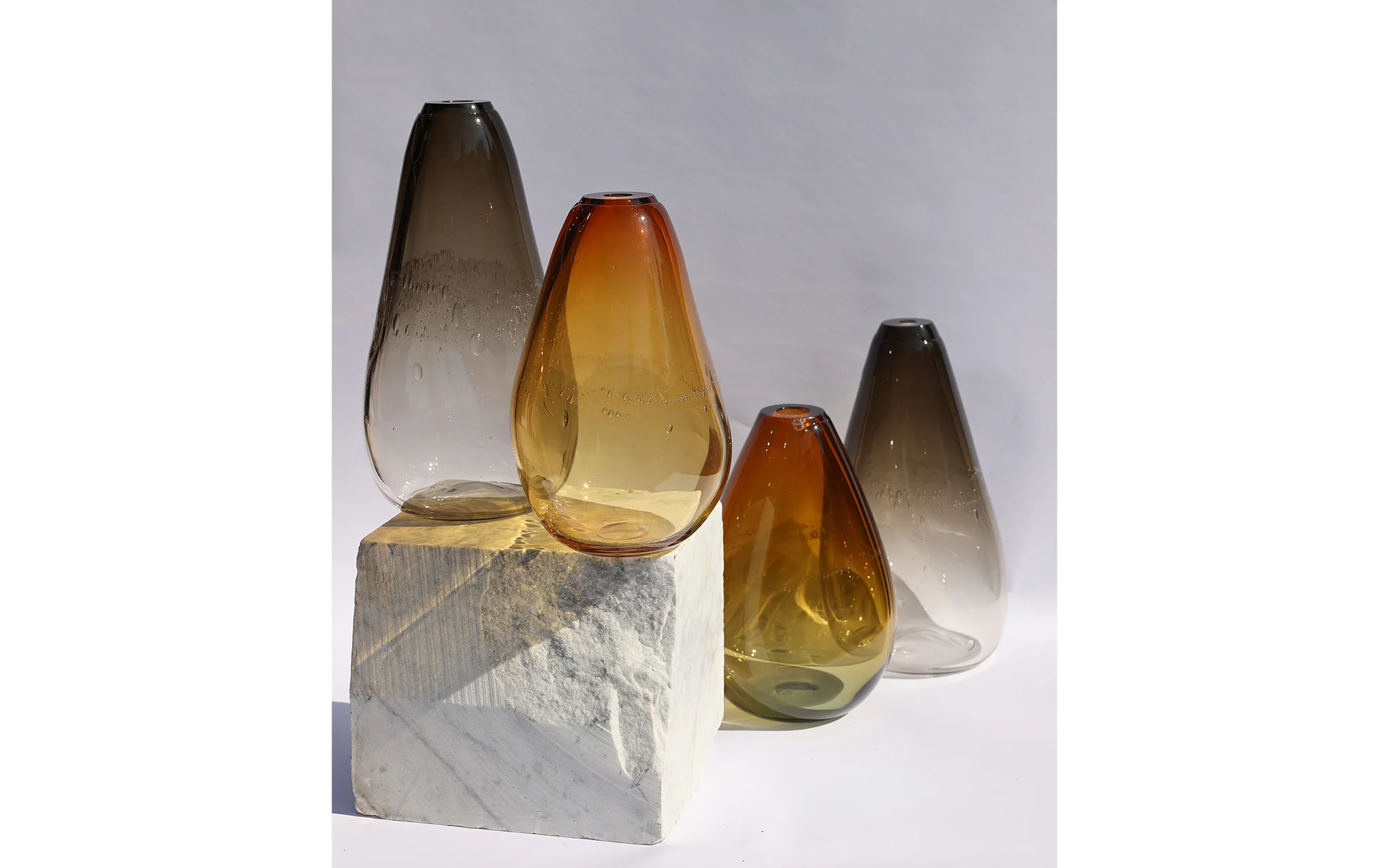 Node vase - amber - Image 3