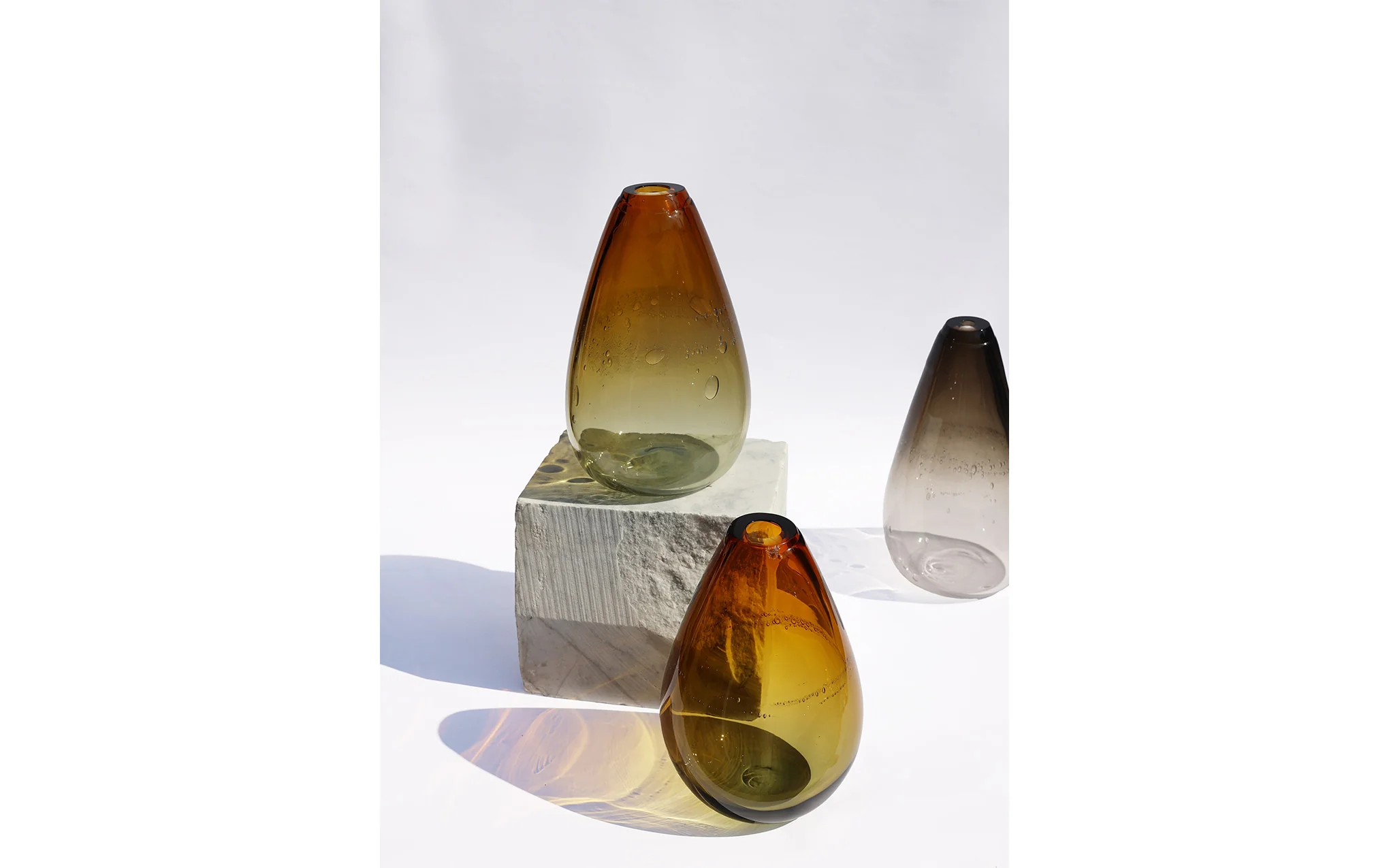 Node vase 03 - amber - Image 4