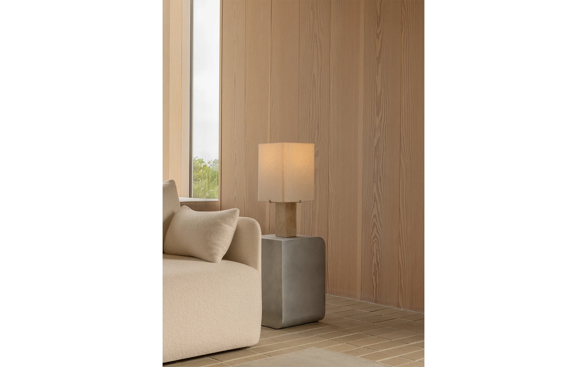 Nonna table lamp - travertine - Image 12