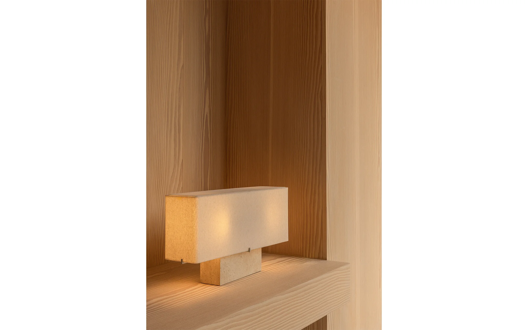 Nonna table lamp - travertine - Image 6