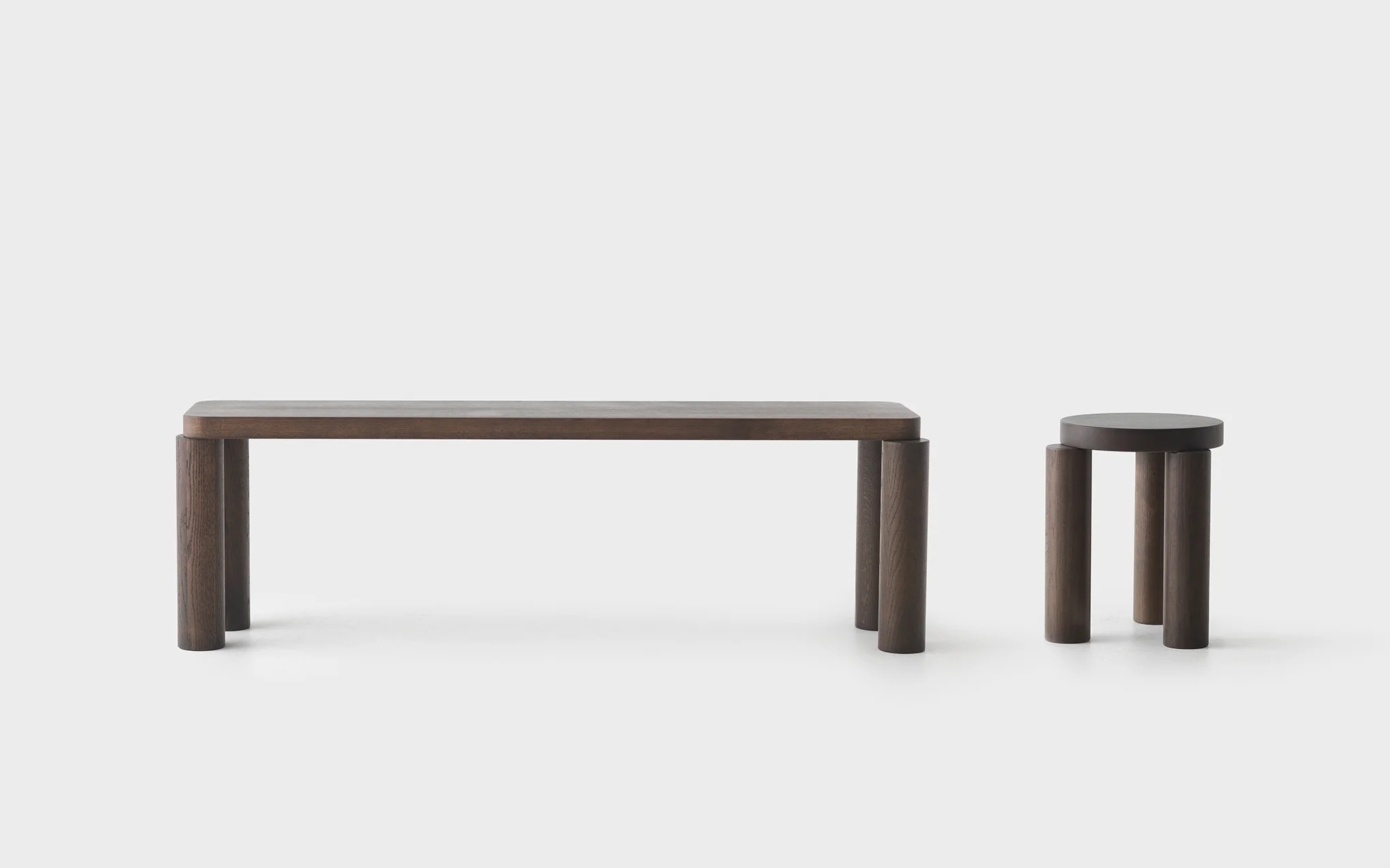 Offset bench