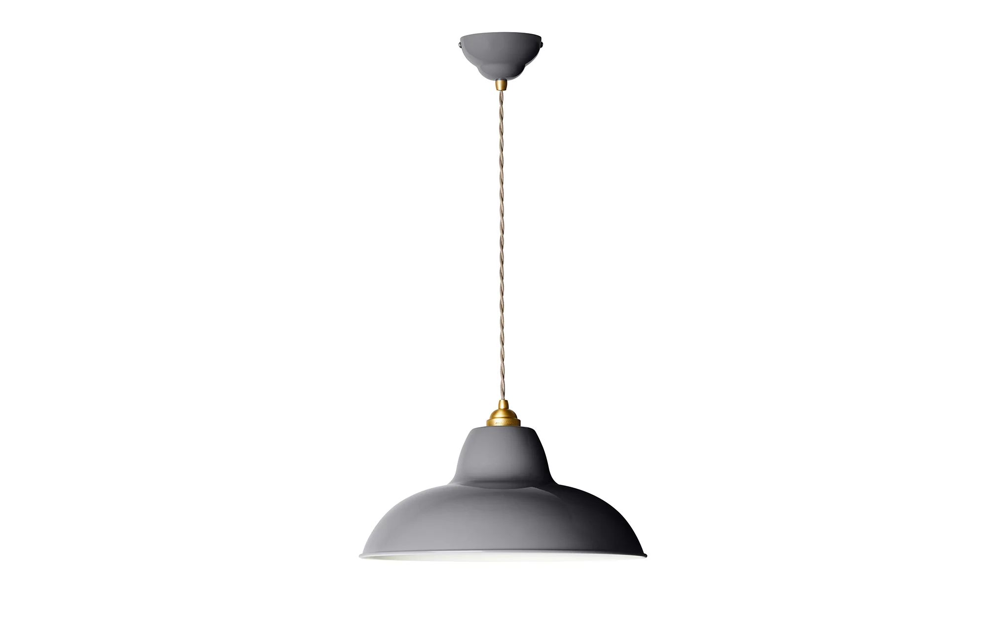 Original 1227 Midi Wide brass pendant - Image 4