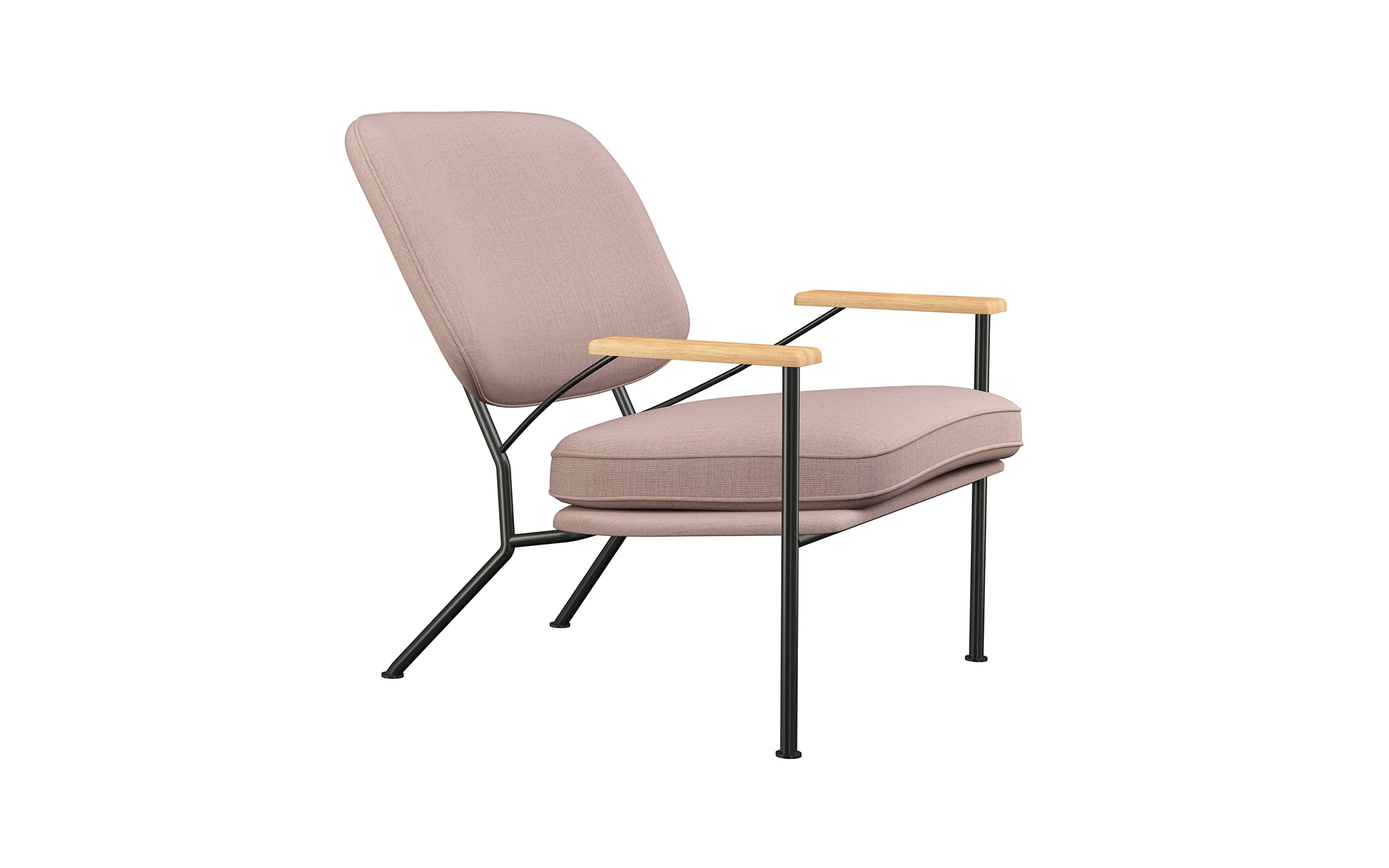 Orlando armchair with oak arms - Image 26